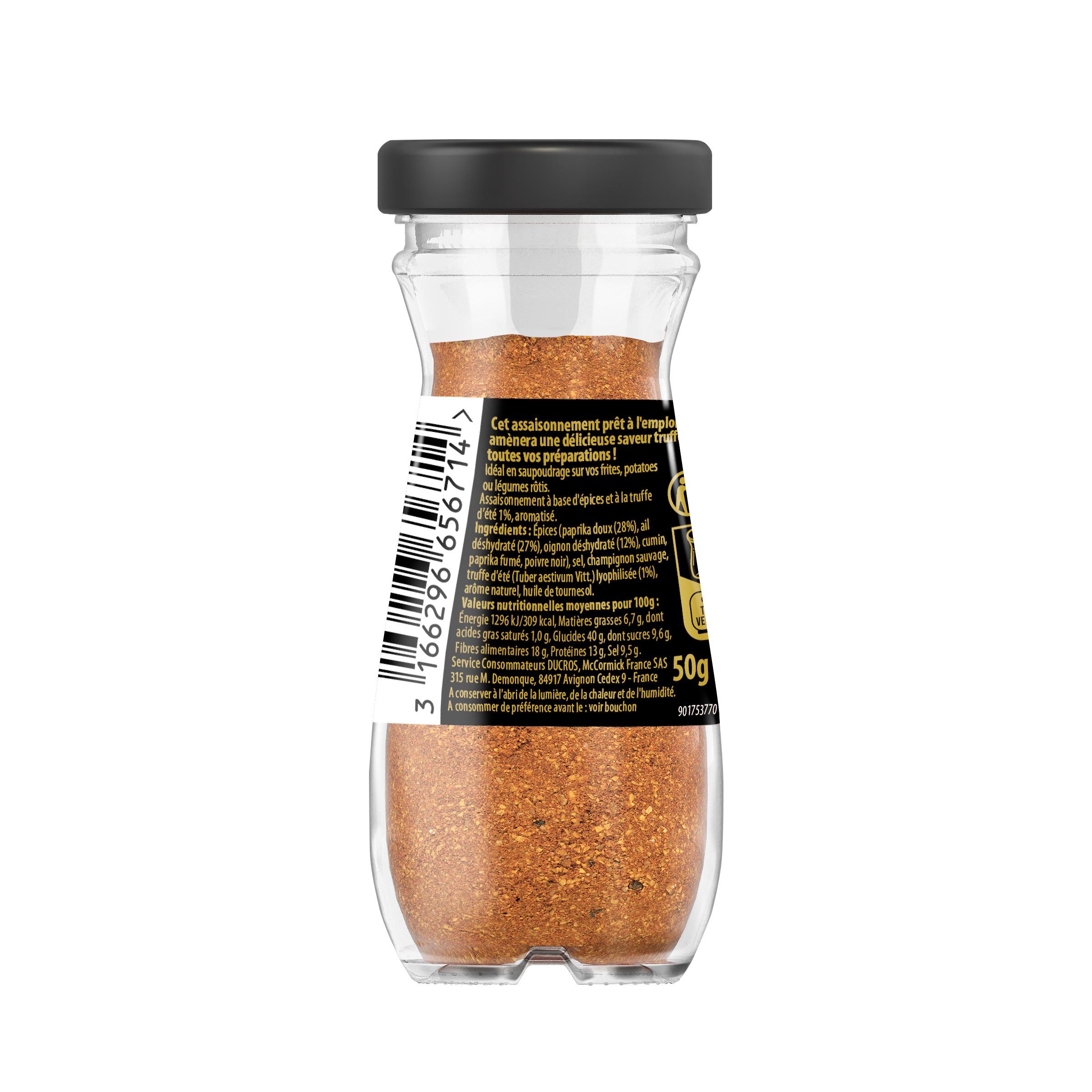 Voir la diapositive 2 : DUCROS Assaisonnement aromatisé à la truffe d'été 50g