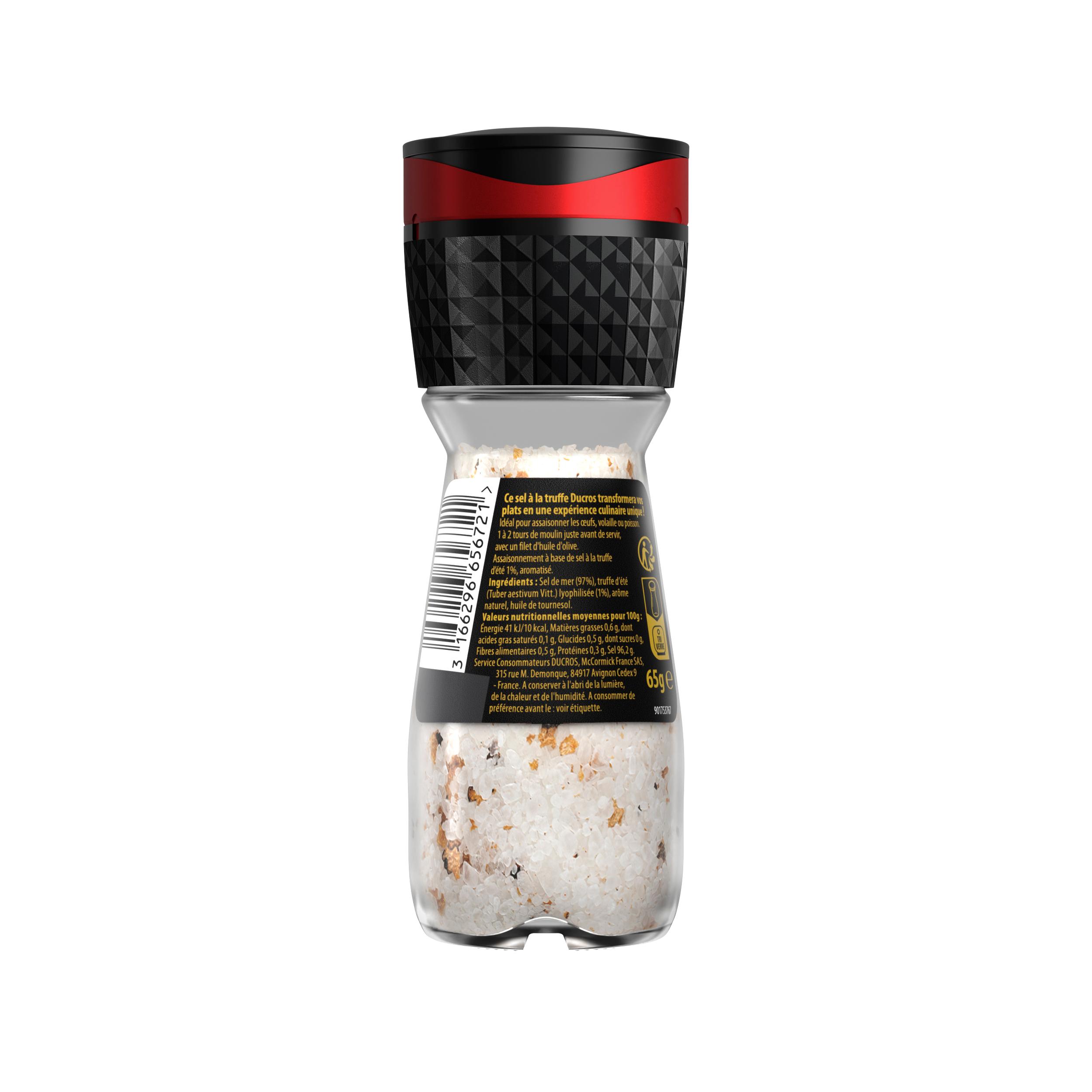 Voir la diapositive 2 : DUCROS Sel de Camargue aromatisé à la truffe d'été 65g