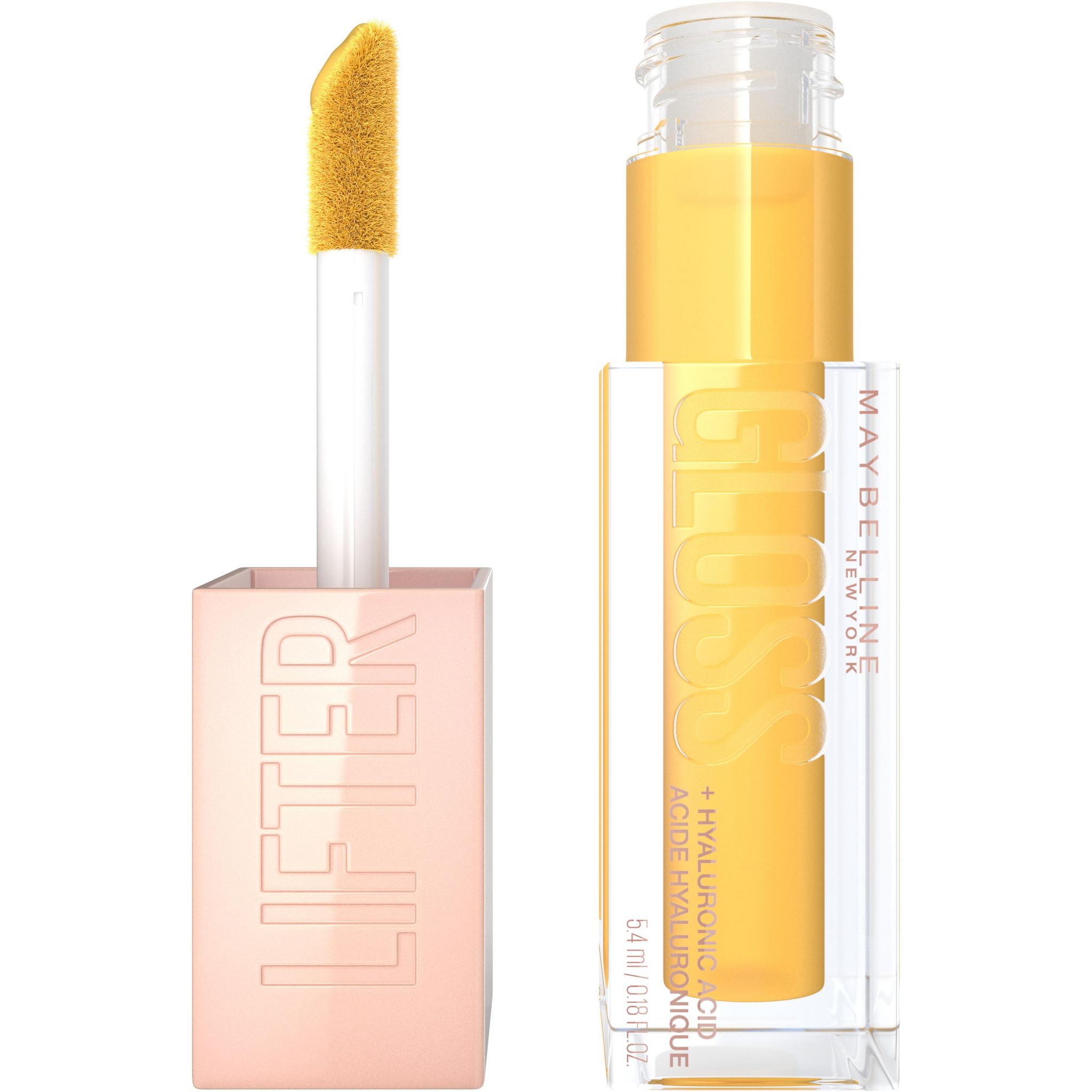 Voir la diapositive 2 : MAYBELLINE Lifter Gloss à lèvres liquide 026 Honey 5.4ml