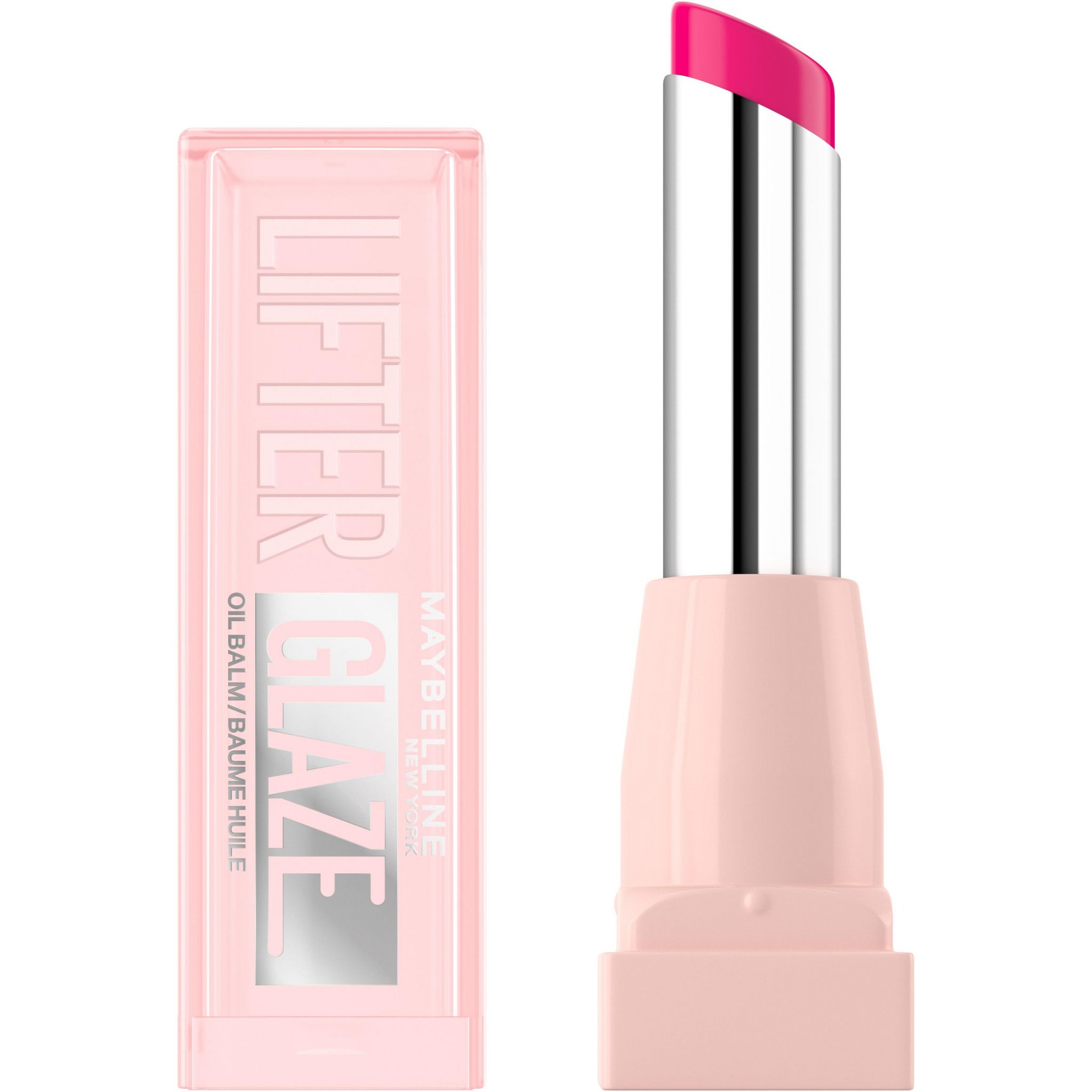 Voir la diapositive 2 : MAYBELLINE Lifter Glaze Baume huile à lèvres 003 rose bite 1 pièce