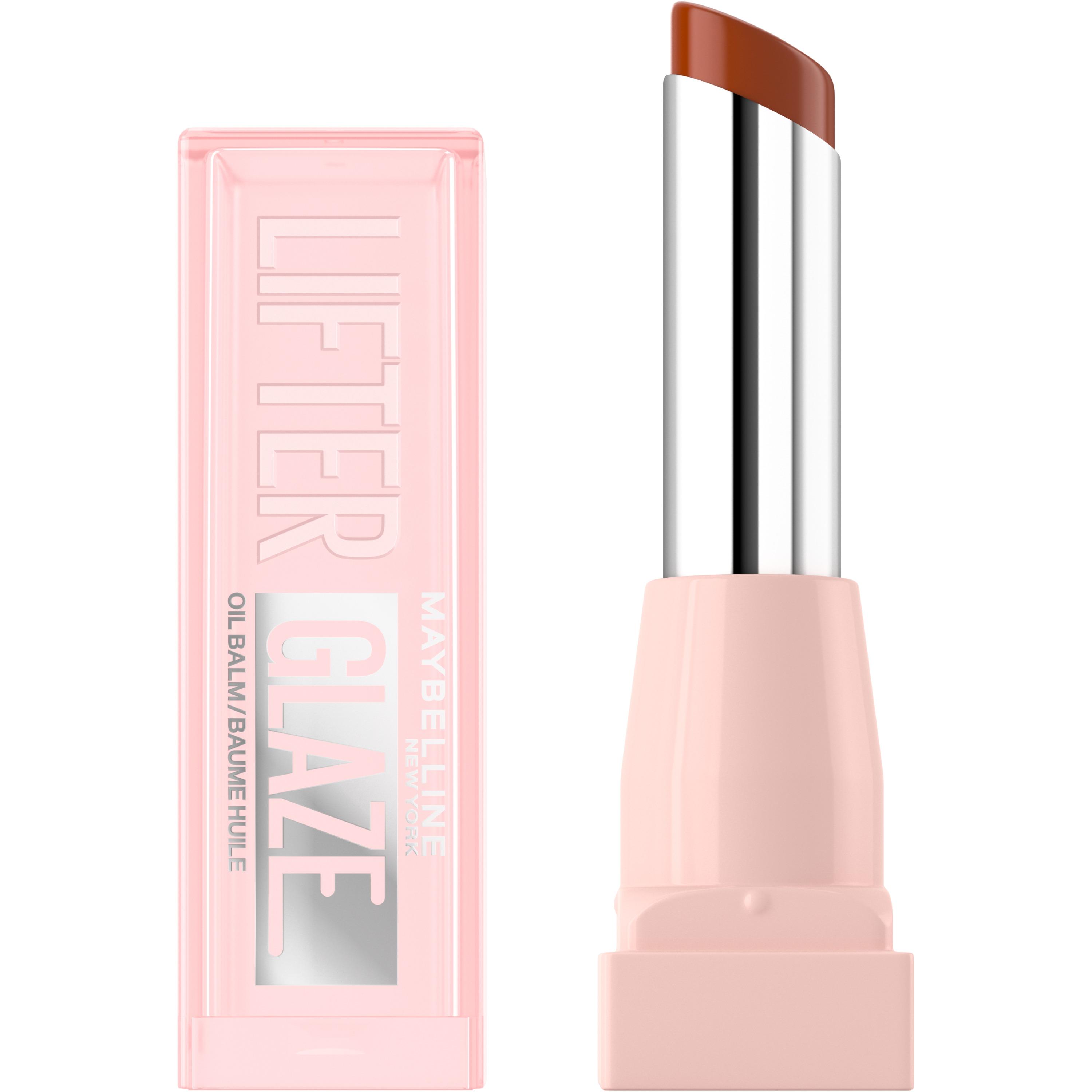 Voir la diapositive 2 : MAYBELLINE Lifter Glaze Baume huile à lèvres 009 latte crush 1 pièce
