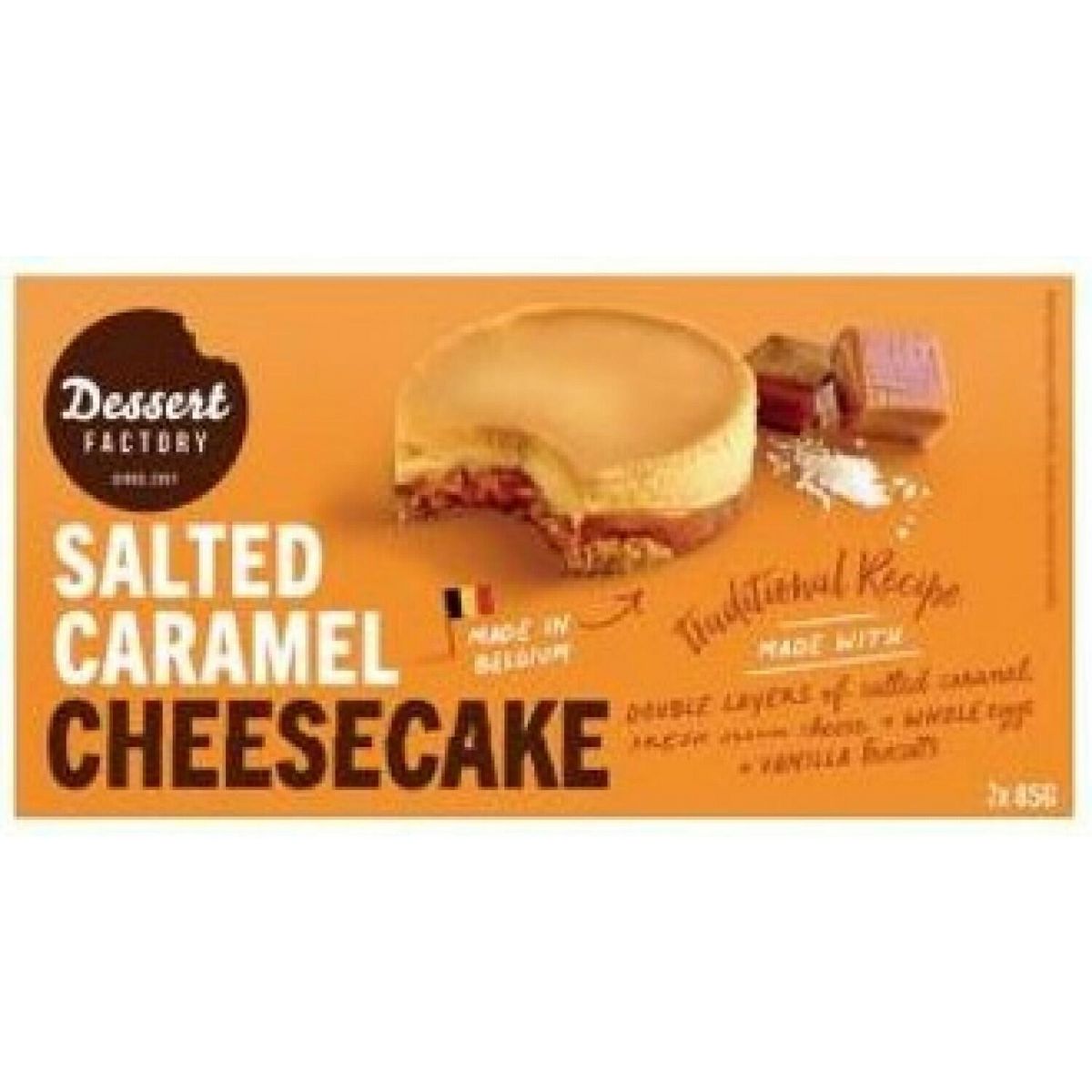 DESSERT FACTORY Cheesecake caramel salé décongelé 160g