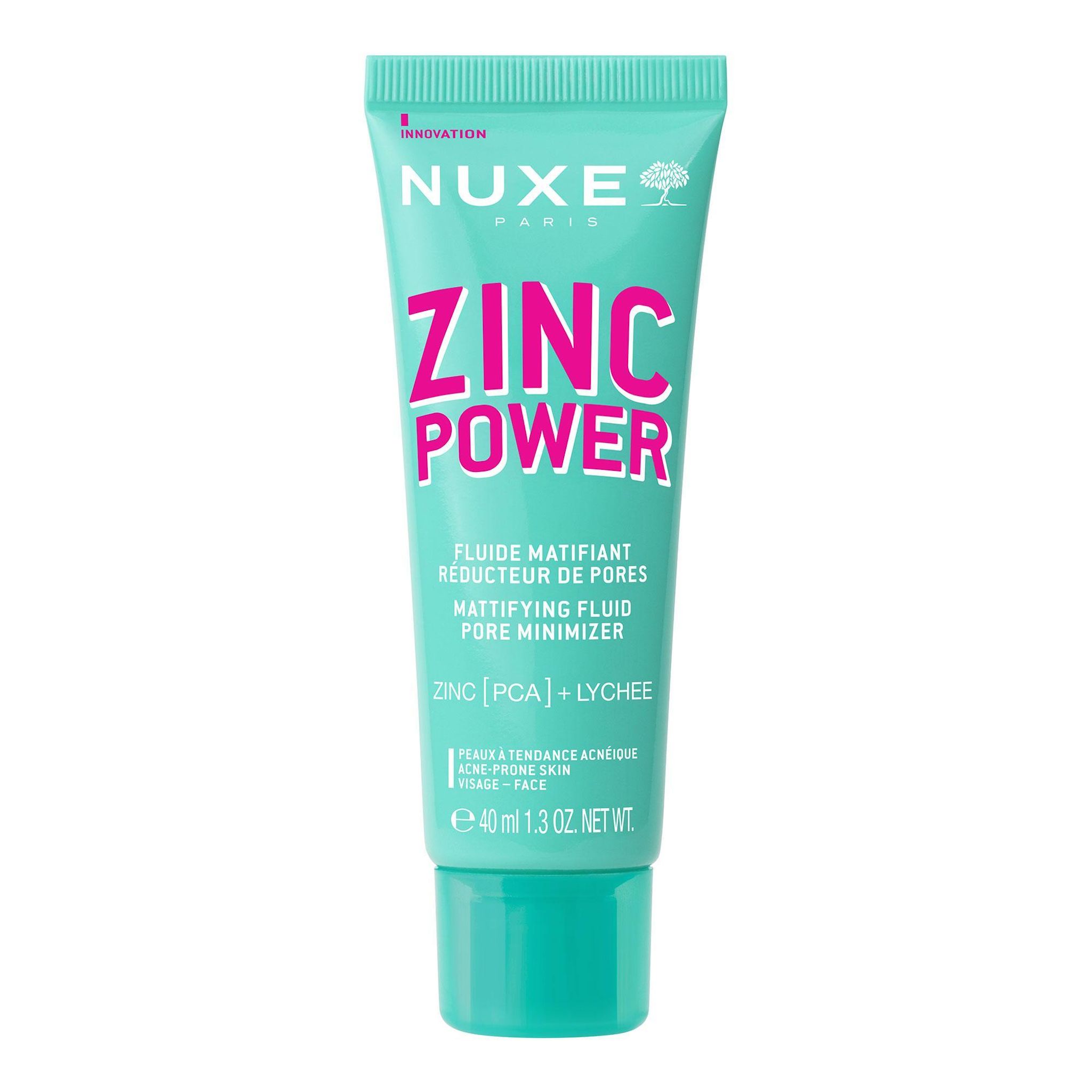 NUXE Zinc power Fluide matifiant réducteur de pores 40ml