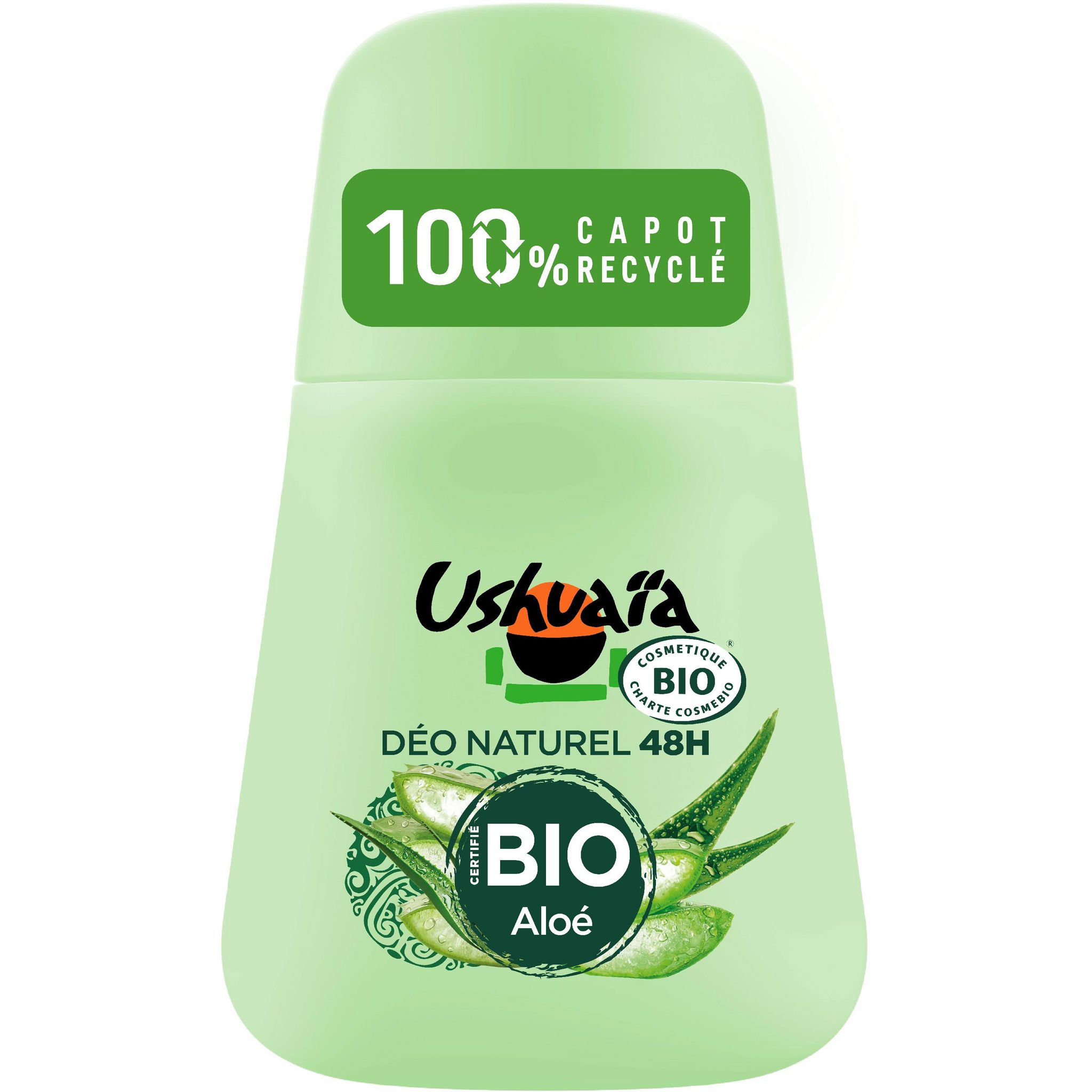 USHUAIA Déodorant naturel 48h aloe bille 50 ml