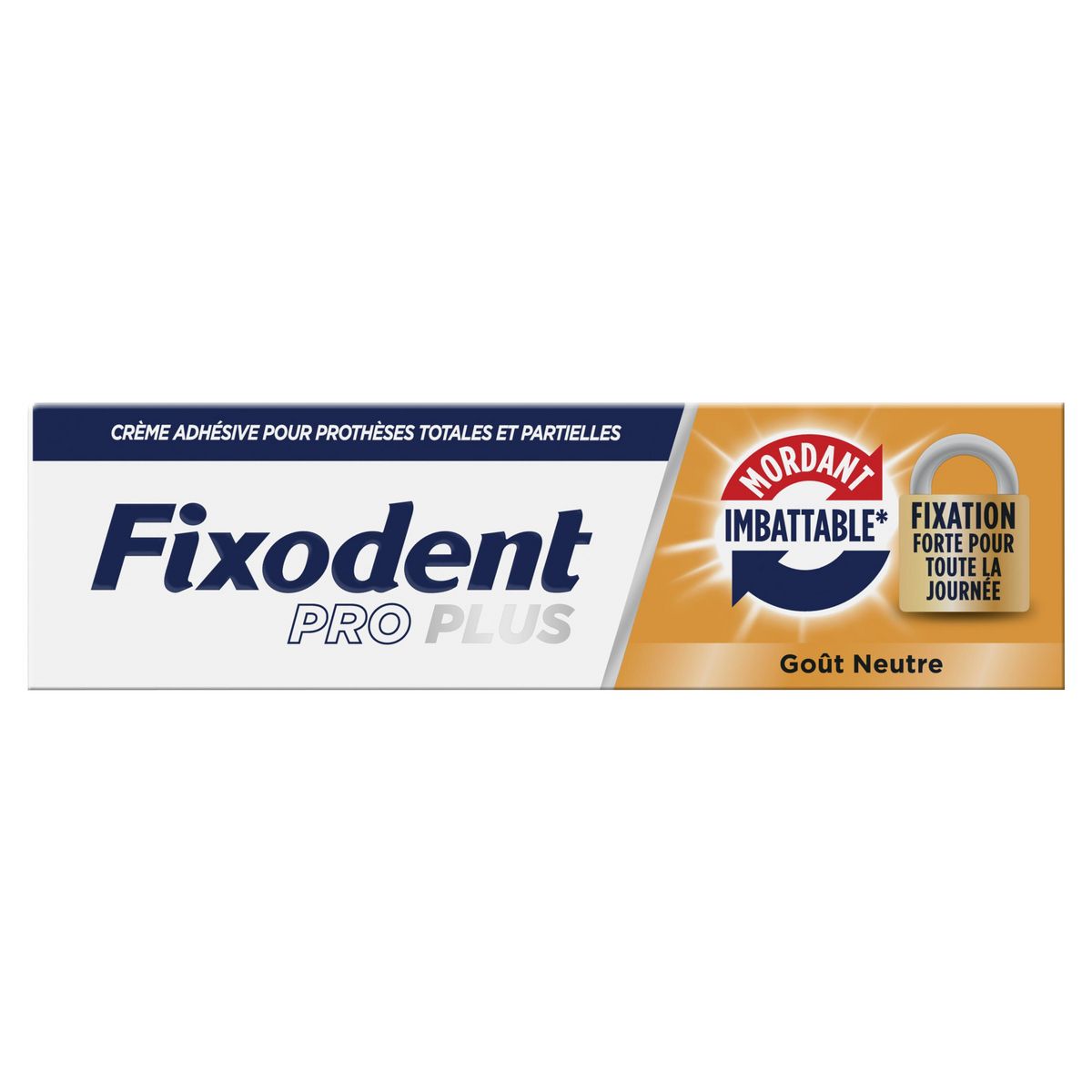 FIXODENT Crème adhésive pour prothèses totales ou partielles 40g
