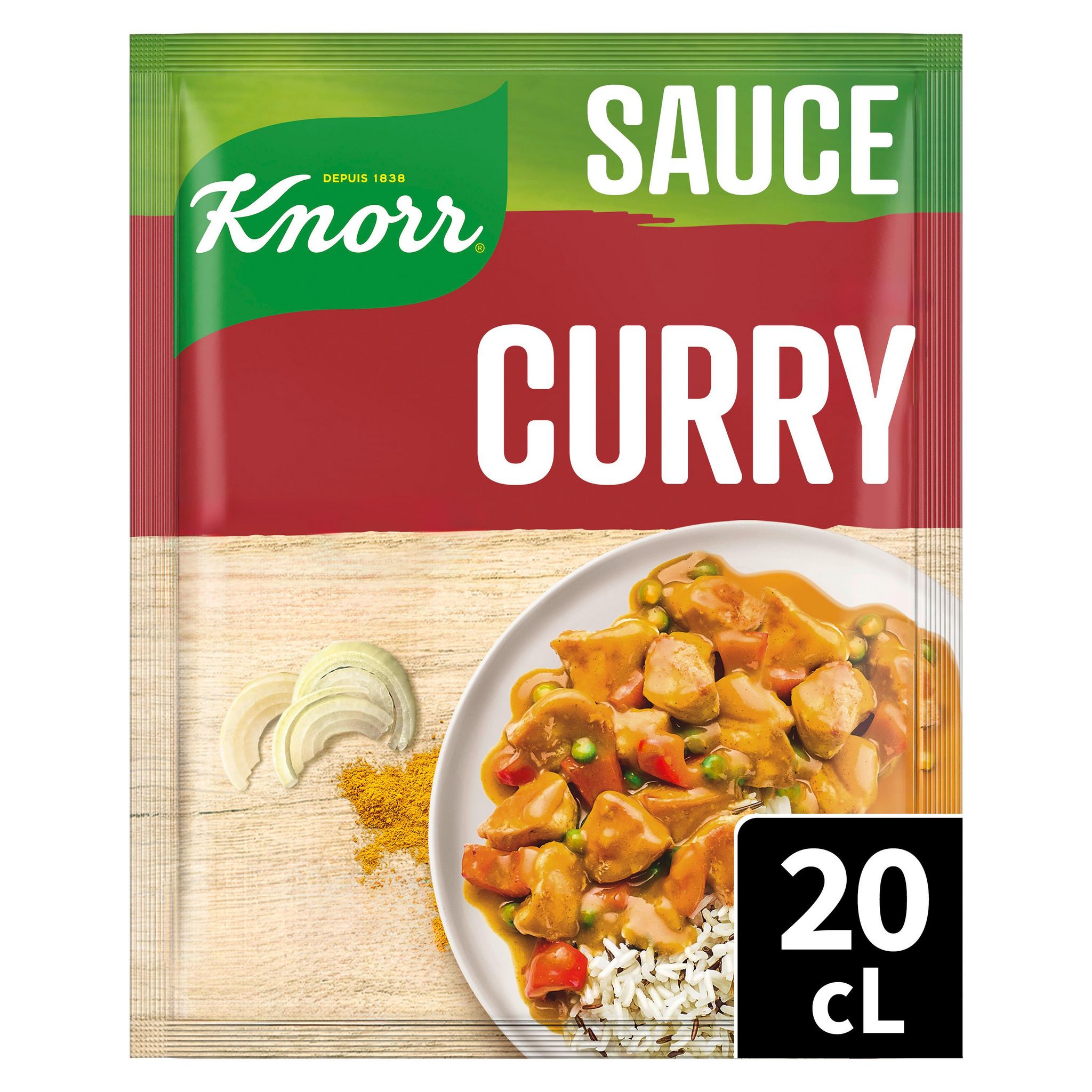 Voir la diapositive 2 : KNORR Sauce curry déshydratée 31g