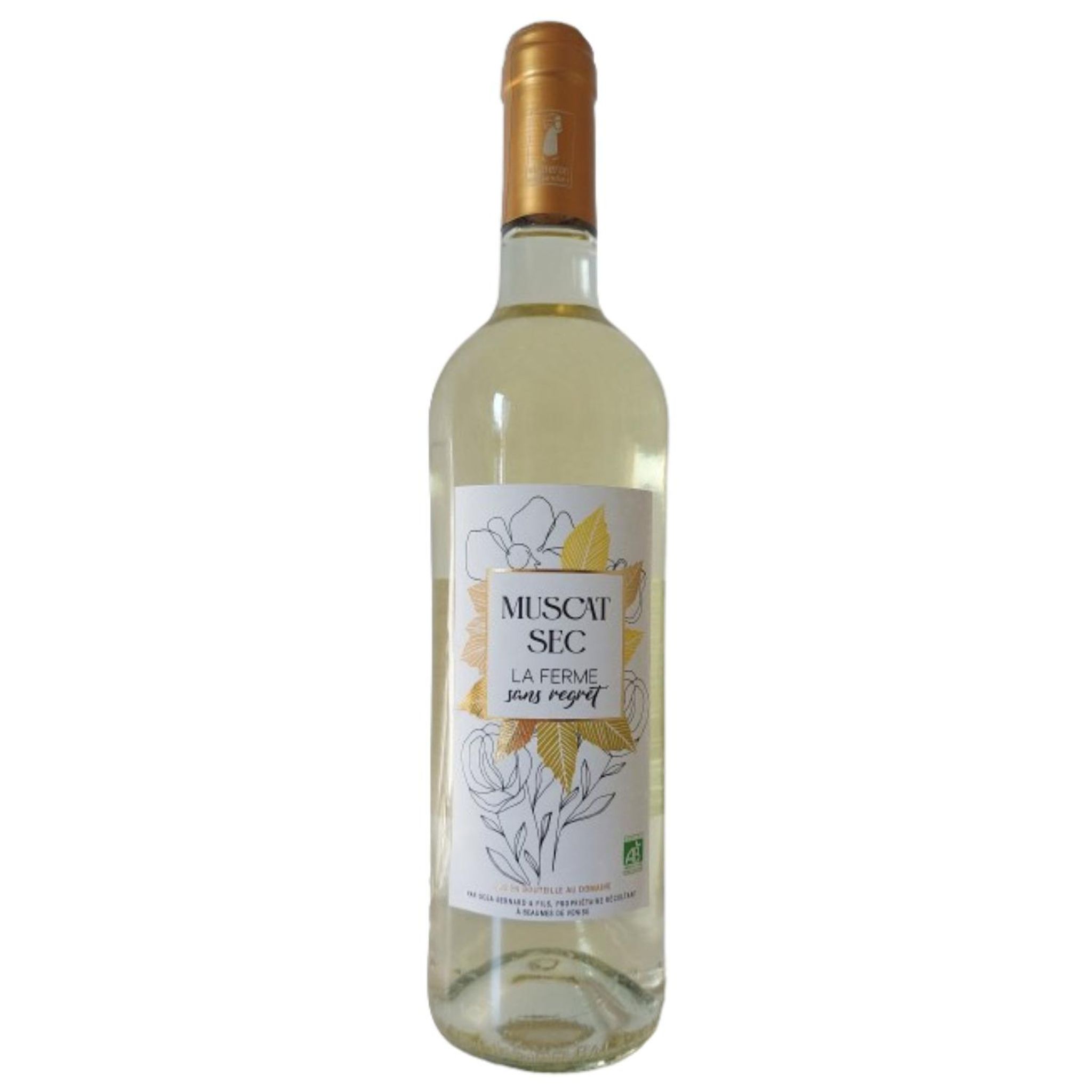 IGP MÉDITERRANÉE Muscat sec la ferme sans regret bio 75cl