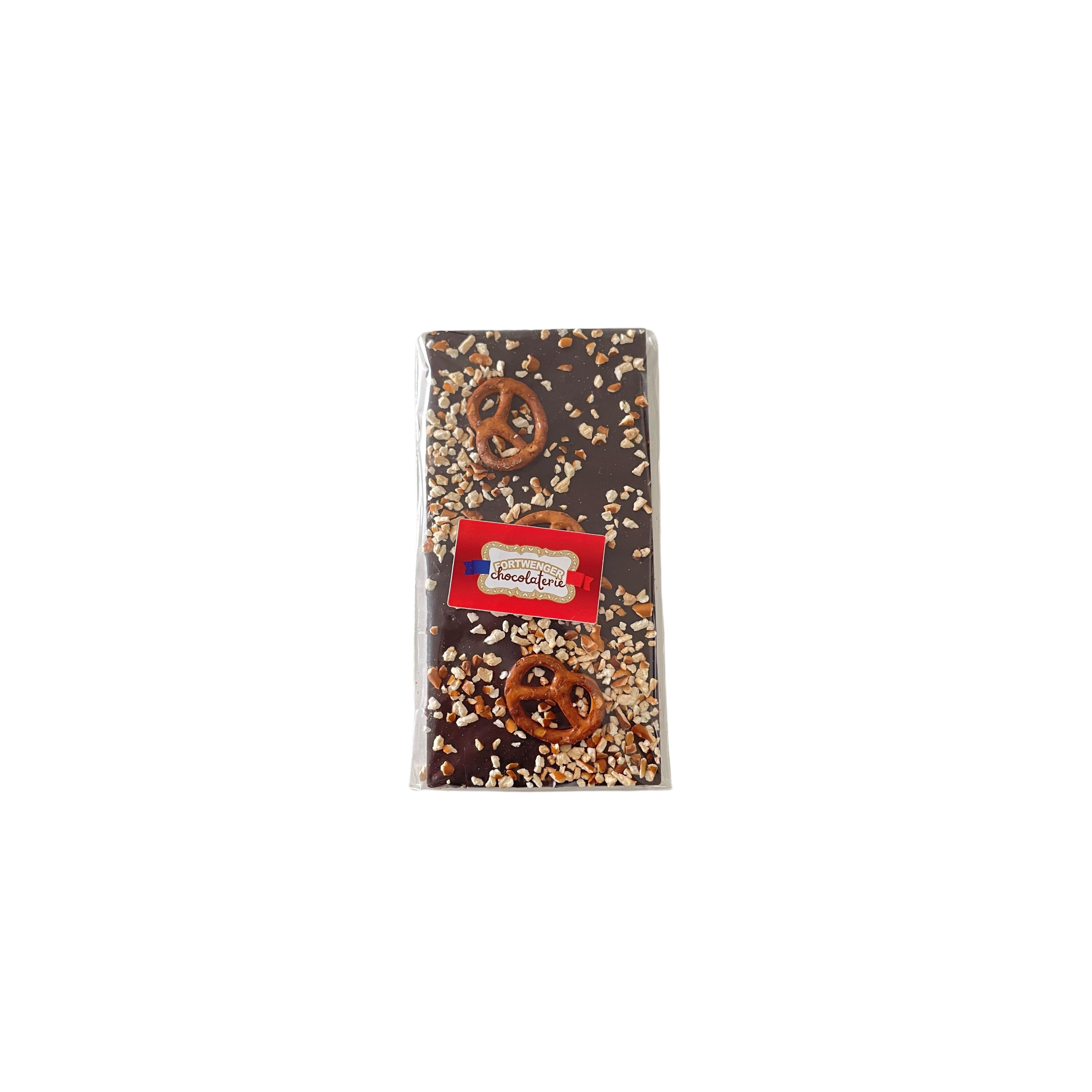 FORTWENGER Tablette de chocolat noir avec éclats de bretzel 100g