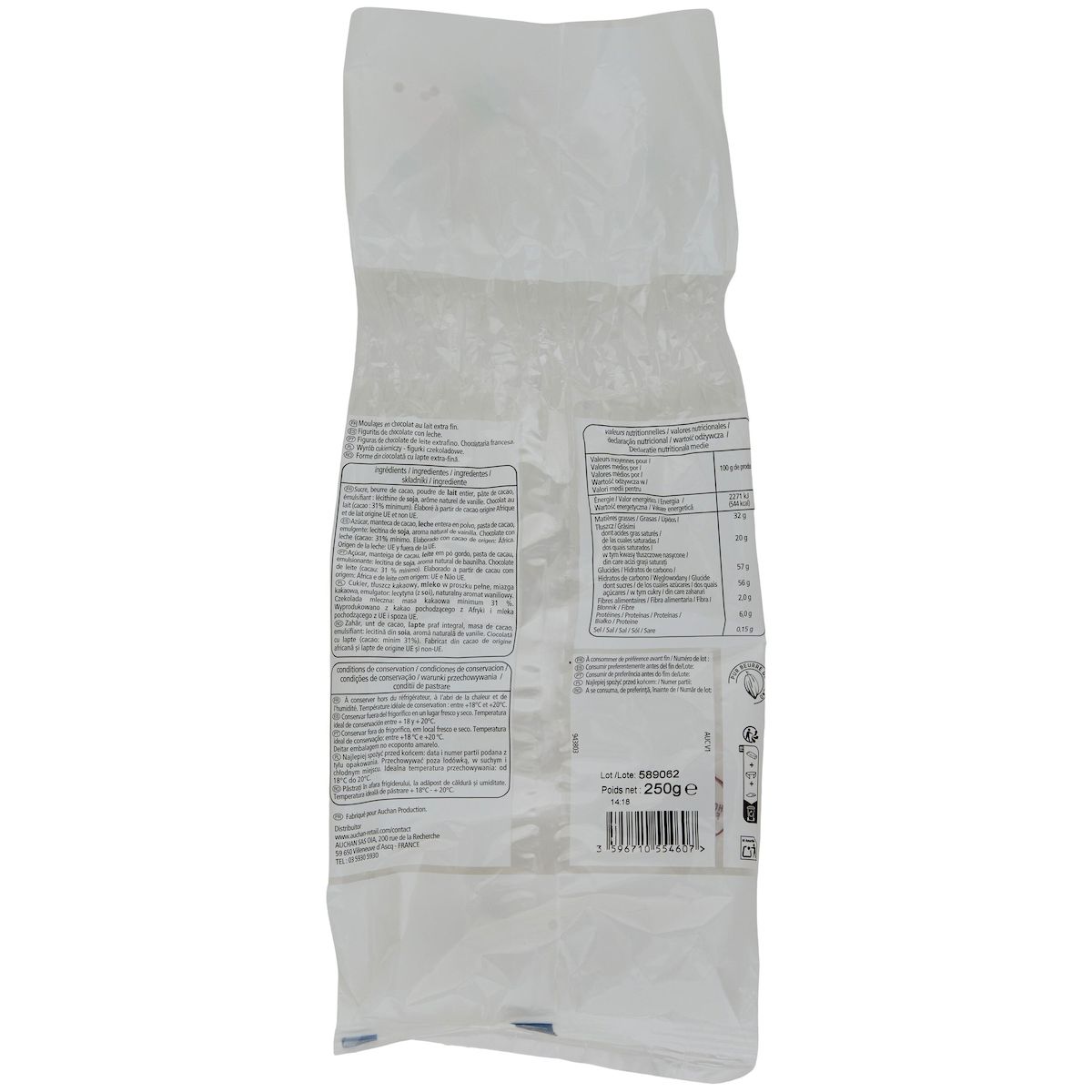 VENDOME Boules de noel en chocolat au lait en sachet alu 250g