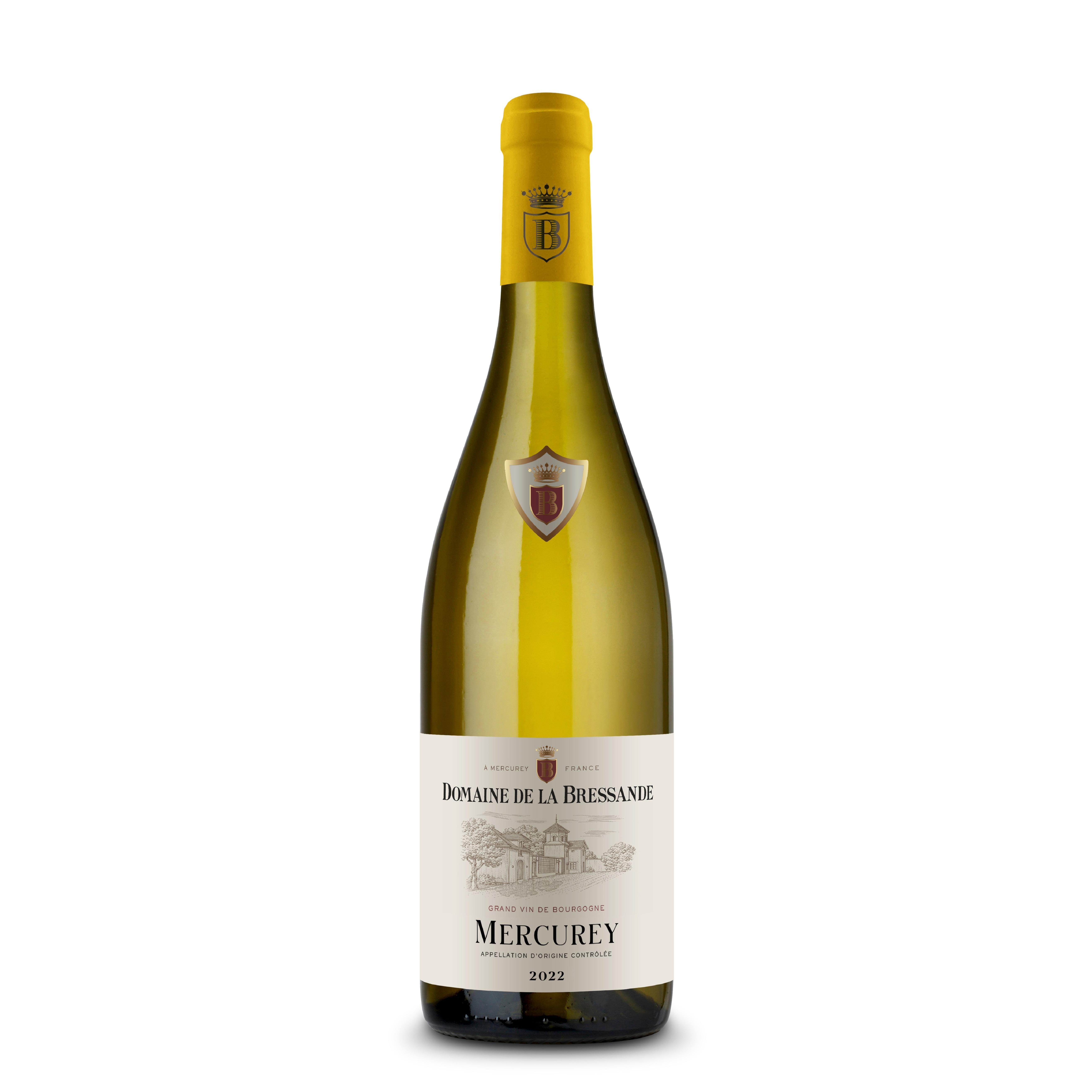 Voir la diapositive 2 : AOP mercurey blanc domaine de la bressande 75cl