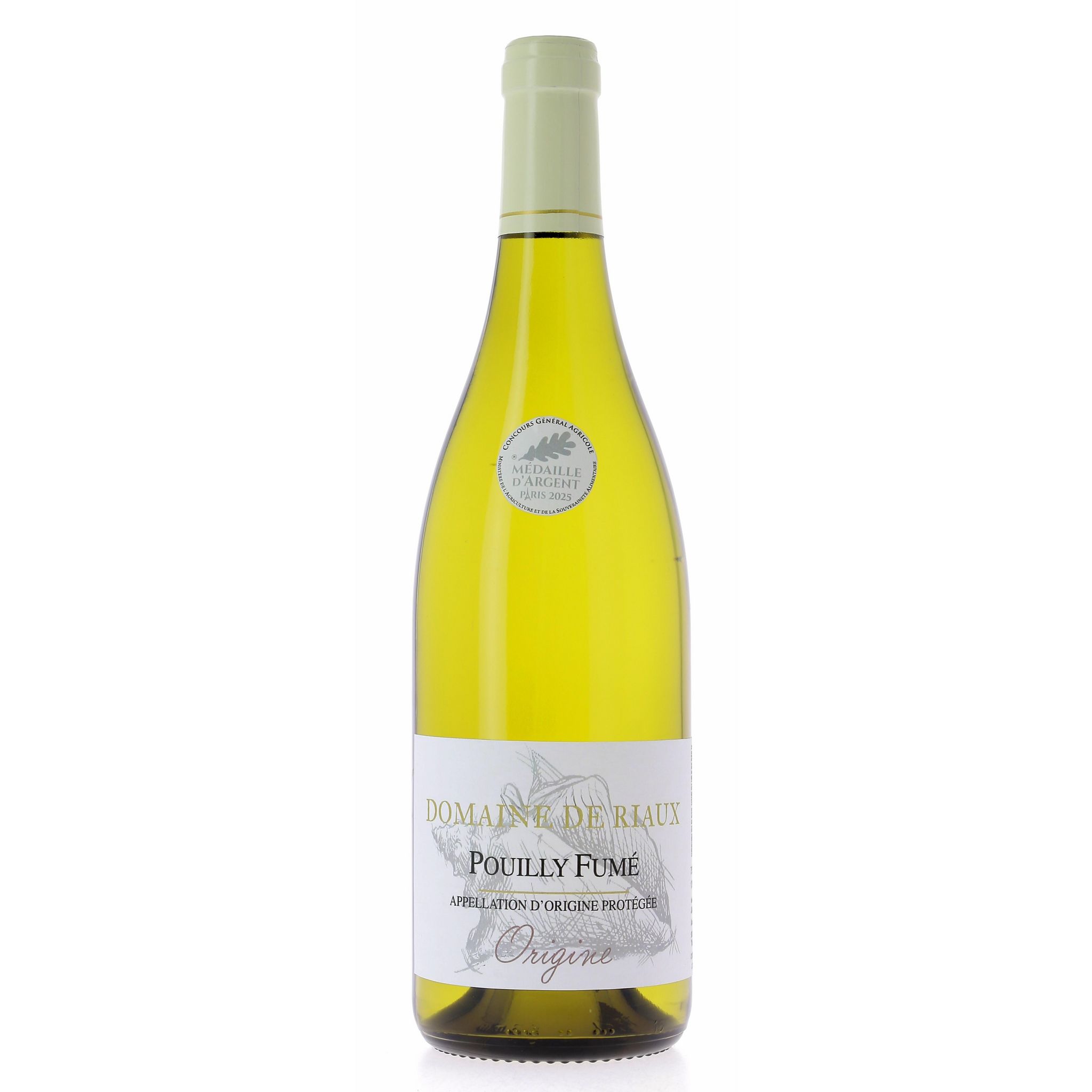 Voir la diapositive 2 : AOP Pouilly Fumé Domaine de Riaux Blanc 75cl