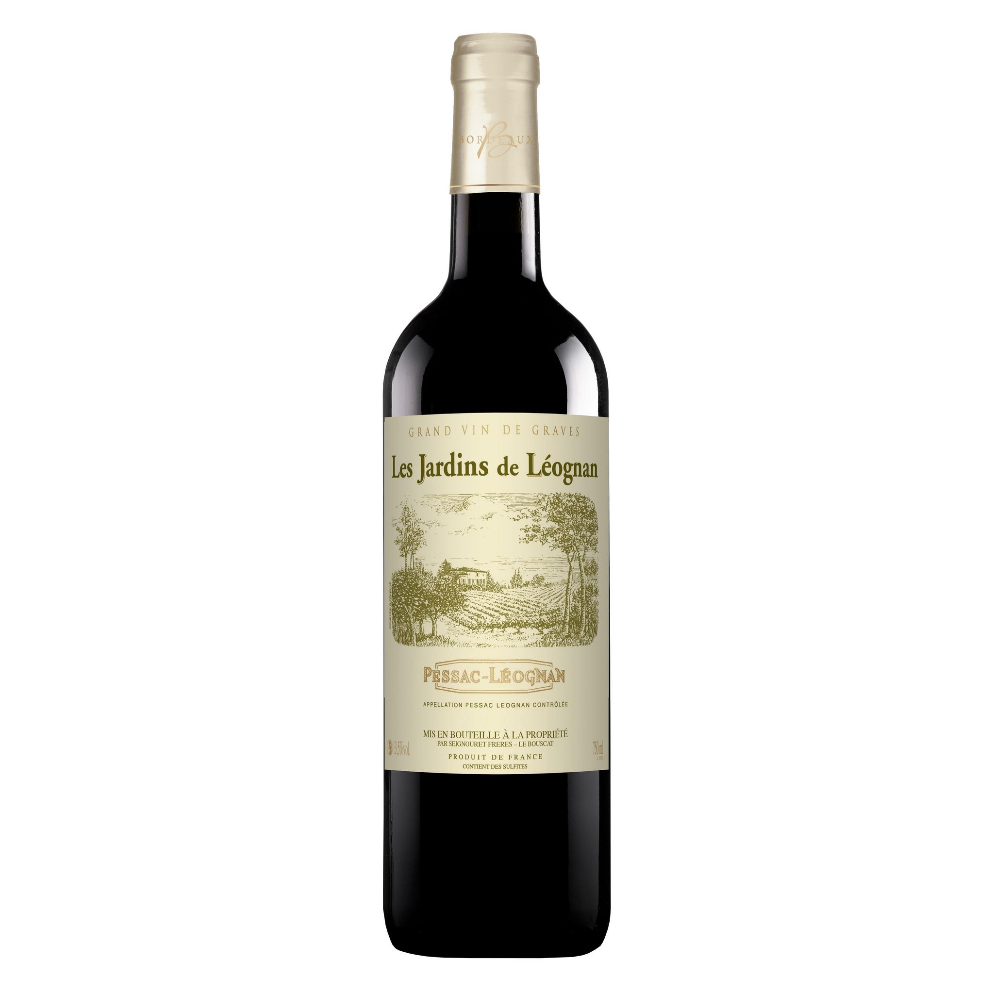 AOP Pessac Leognan Les Jardins de Leognan rouge 75cl