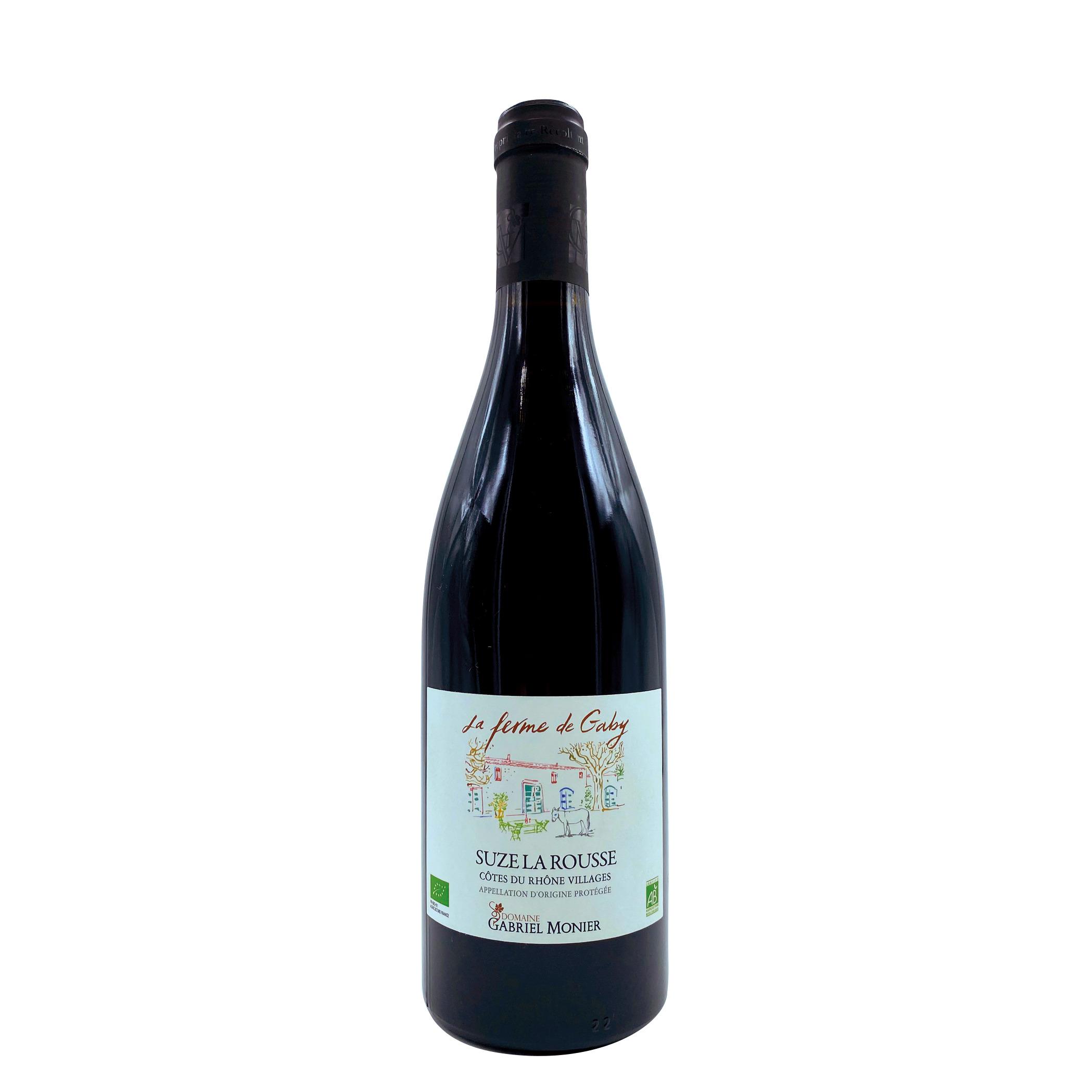 AOP Suze la Rousse La Ferme de Gaby rouge bio 75cl