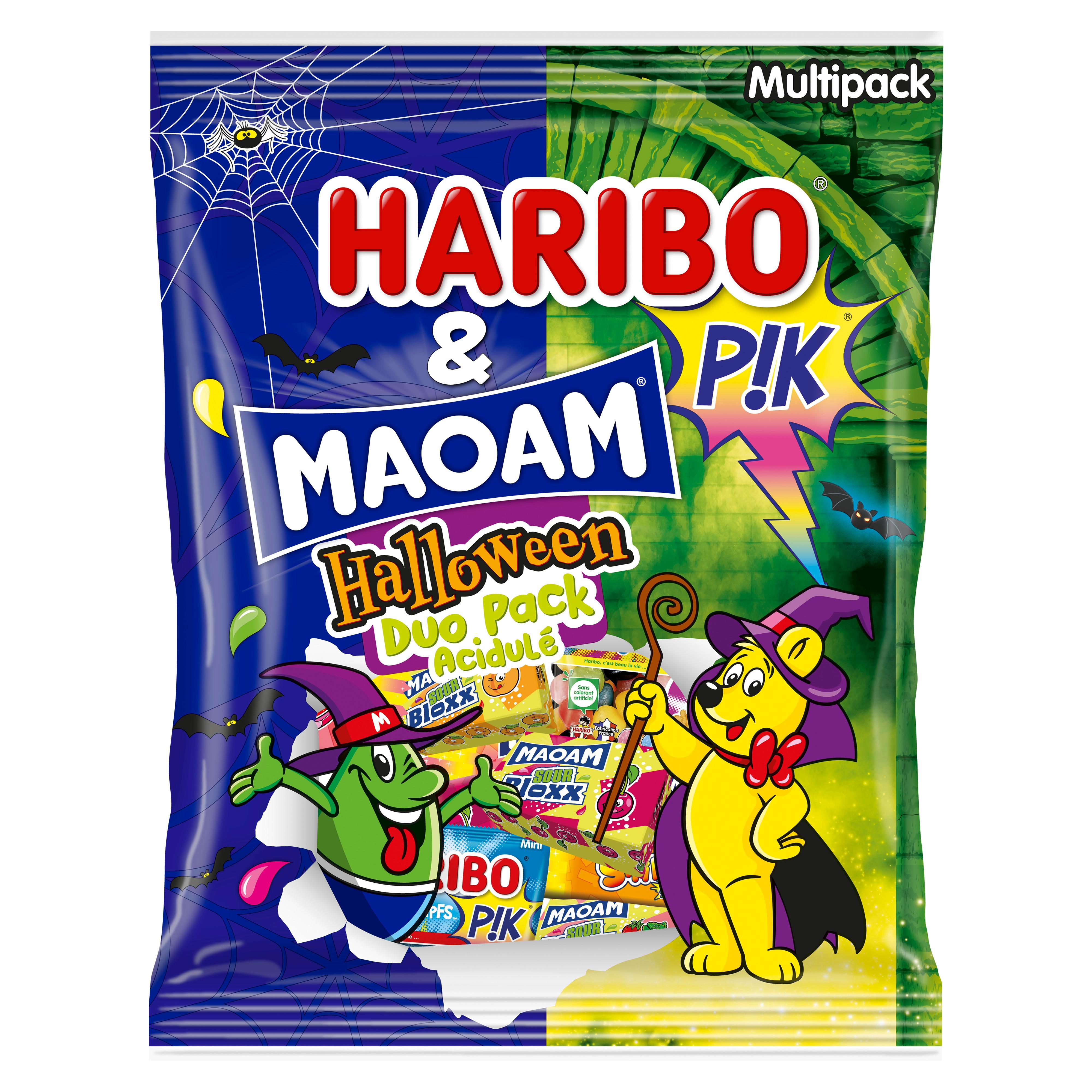 HARIBO Bonbons halloween maoam acidulés aux fruits 720g