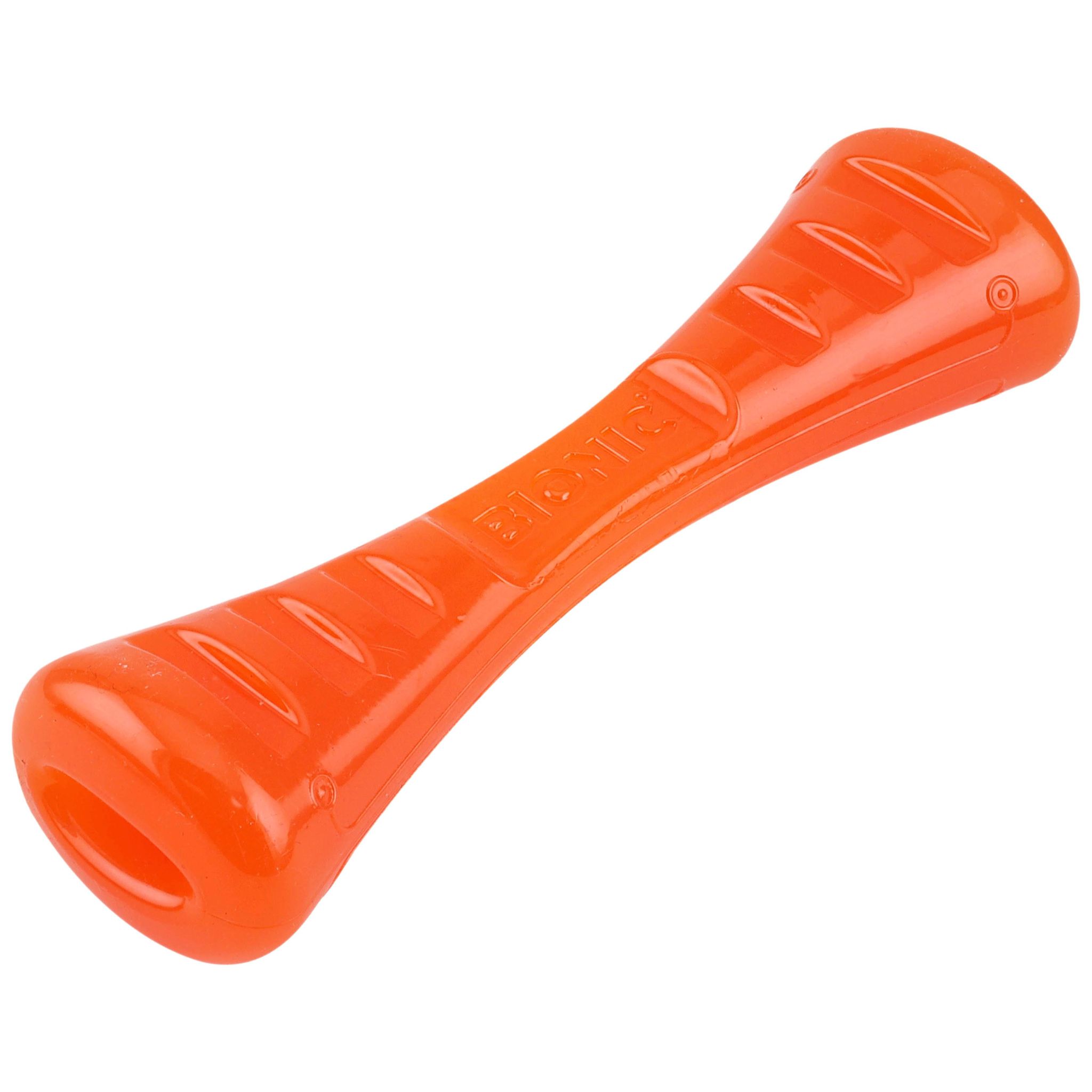 BIONIC Bâton à mâcher en caoutchouc orange taille S pour chien 1 pièce