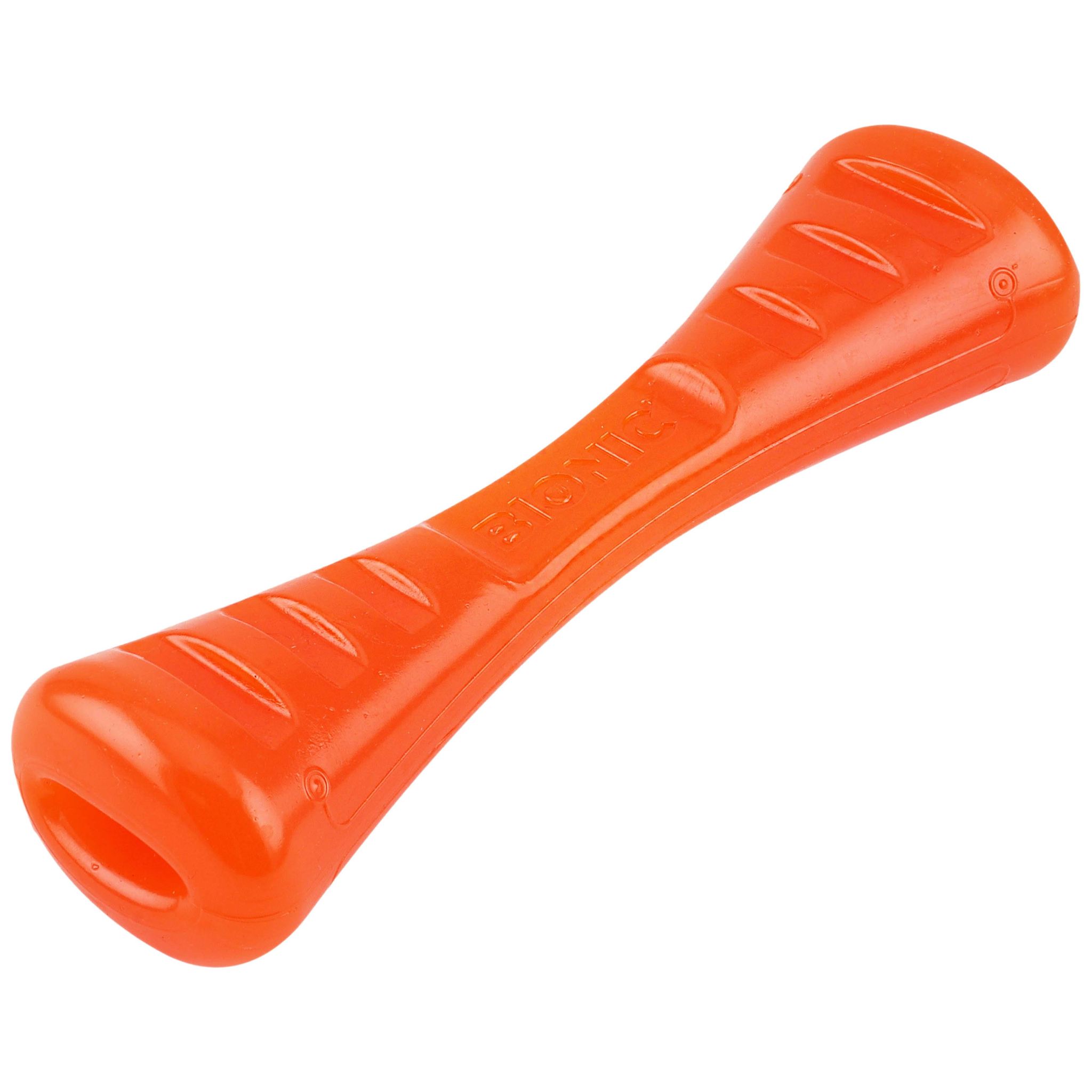 BIONIC Bâton à mâcher en caoutchouc orange taille M pour chien 1 pièce