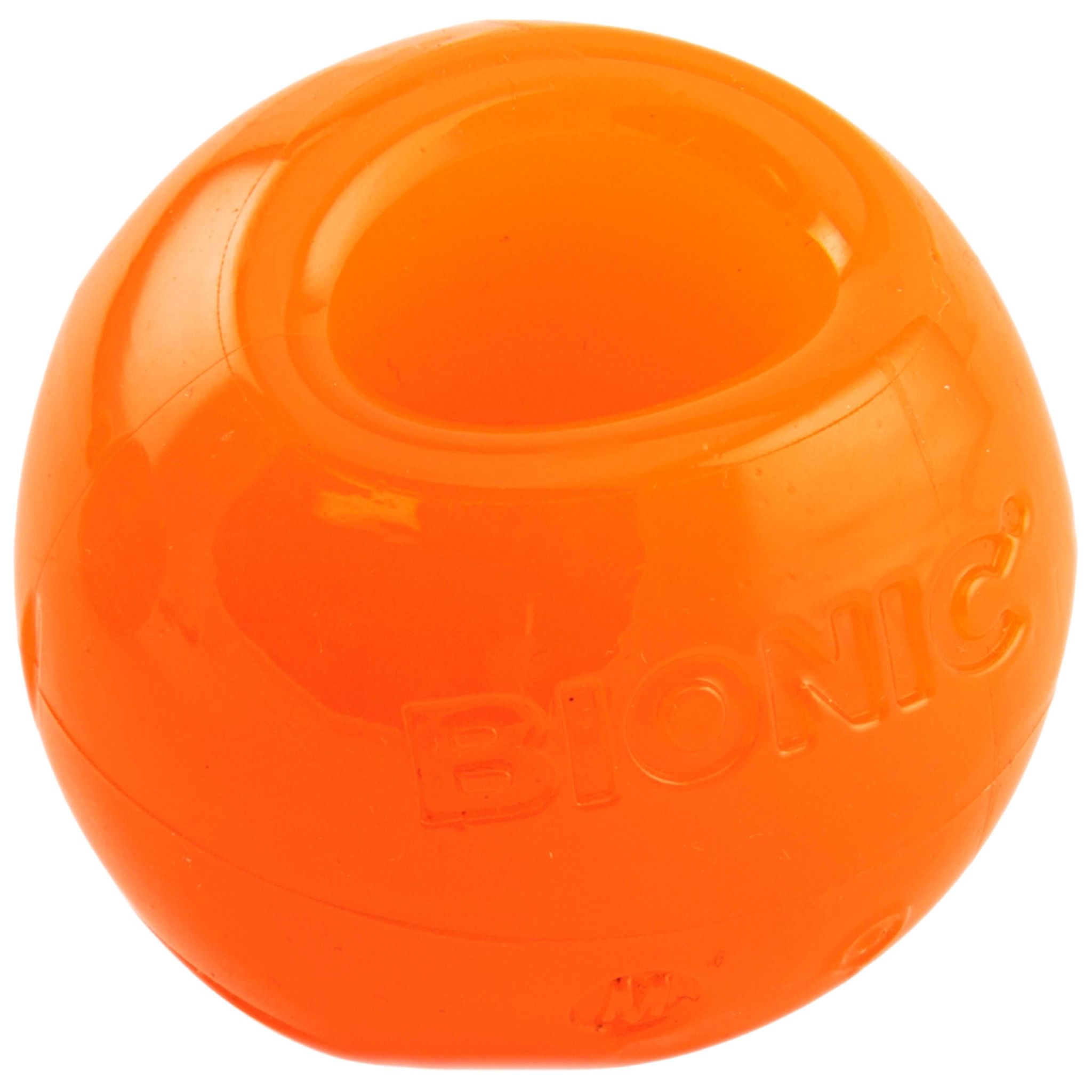 BIONIC Balle à mâcher en caoutchouc orange taille M pour chien 1 pièce