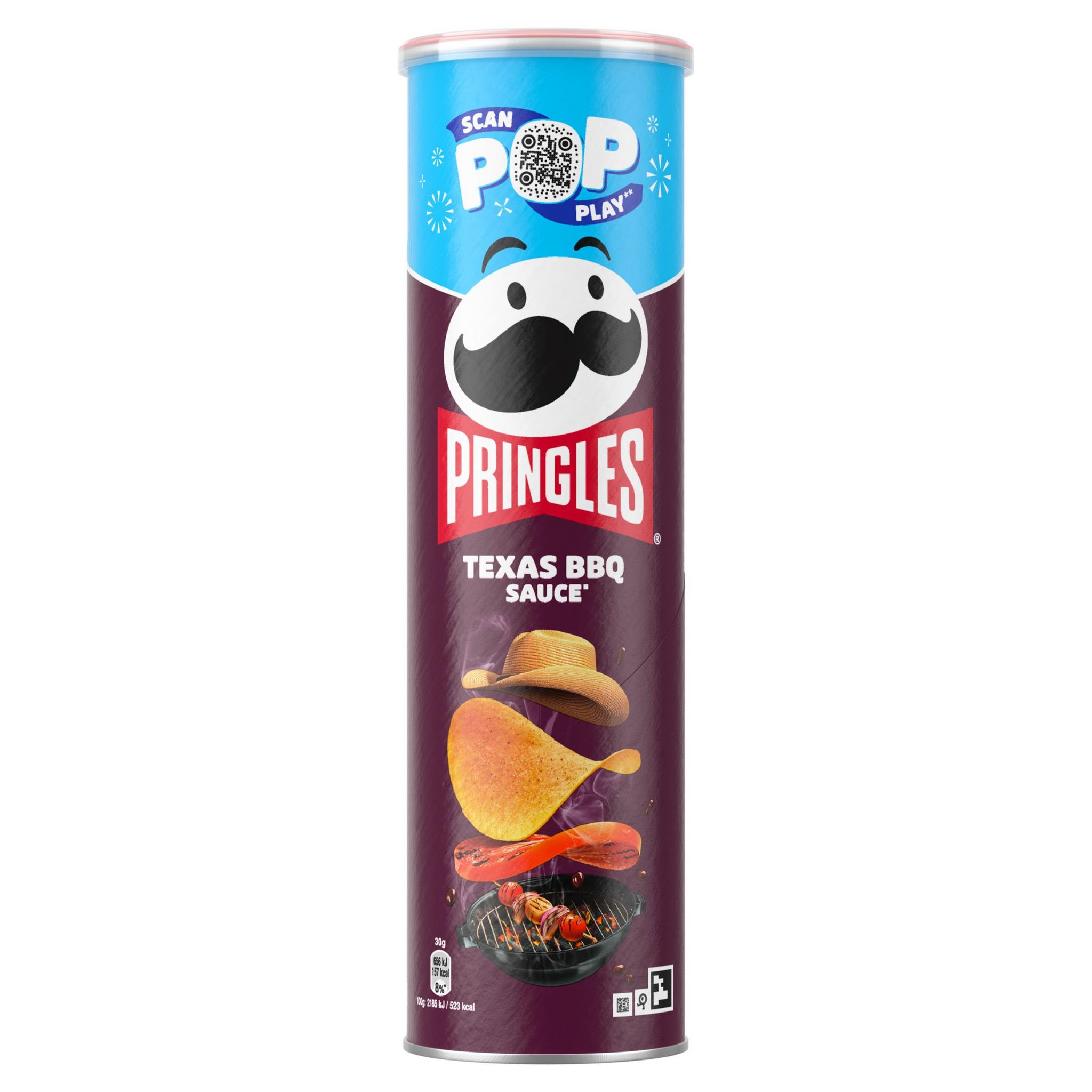 PRINGLES Chips tuiles saveur sauce barbecue texane 195g