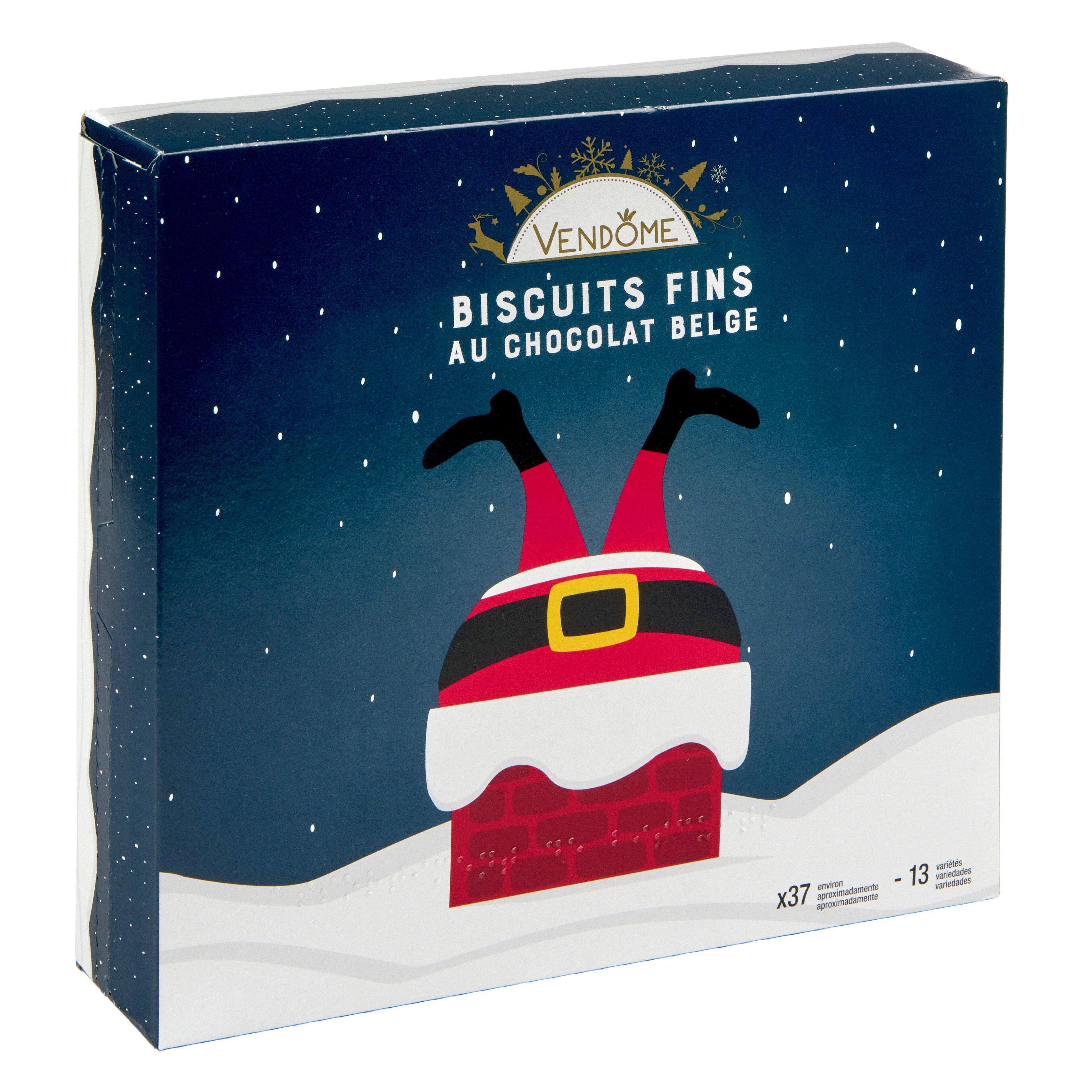 Voir la diapositive 4 : VENDOME Assortiment de biscuits traditionnels belges au chocolat 375g