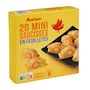 Voir la diapositive 2 : AUCHAN Mini saucisses en feuilletés au pavot 20 pièces 350g