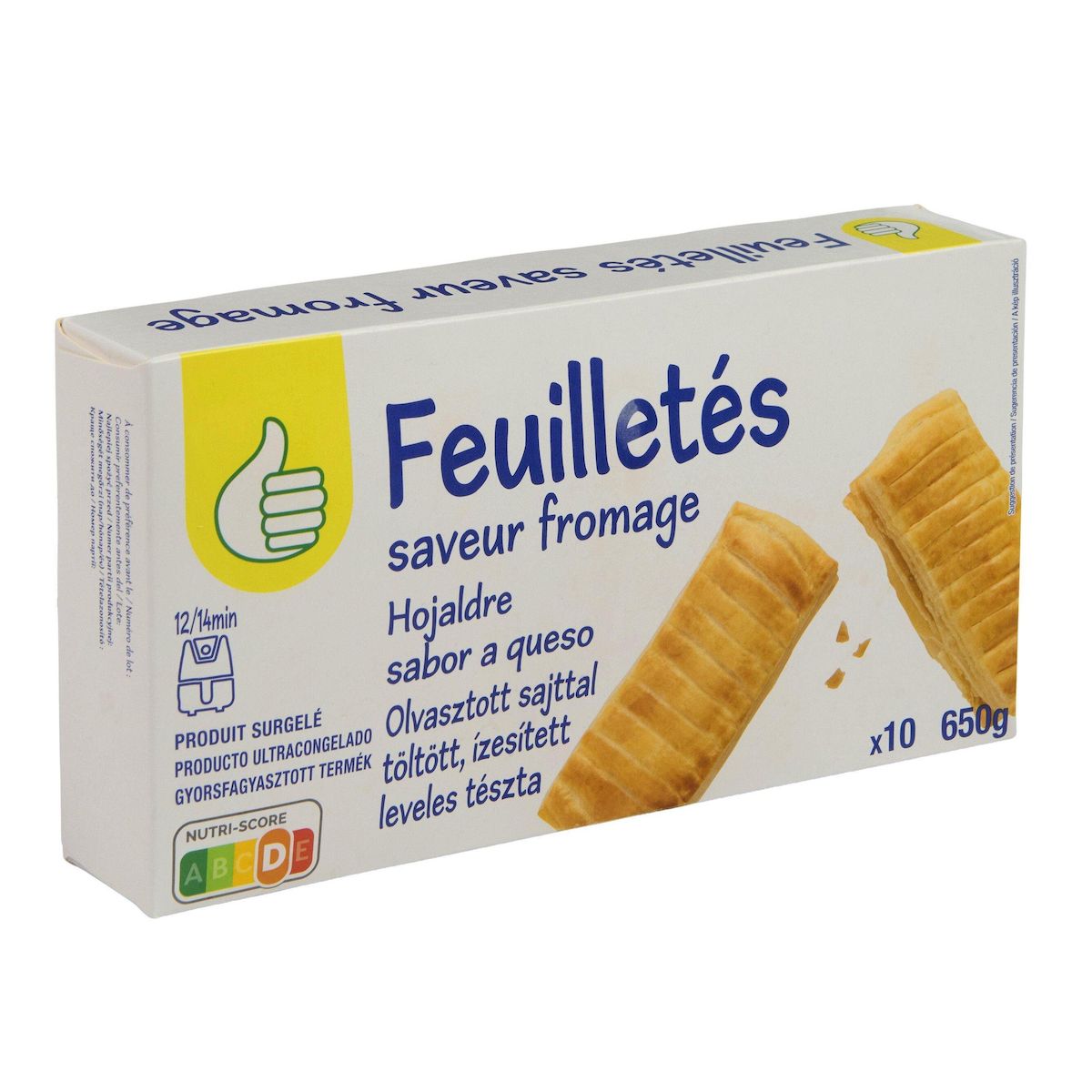 POUCE Feuilletés au fromage 10 pièces 650g