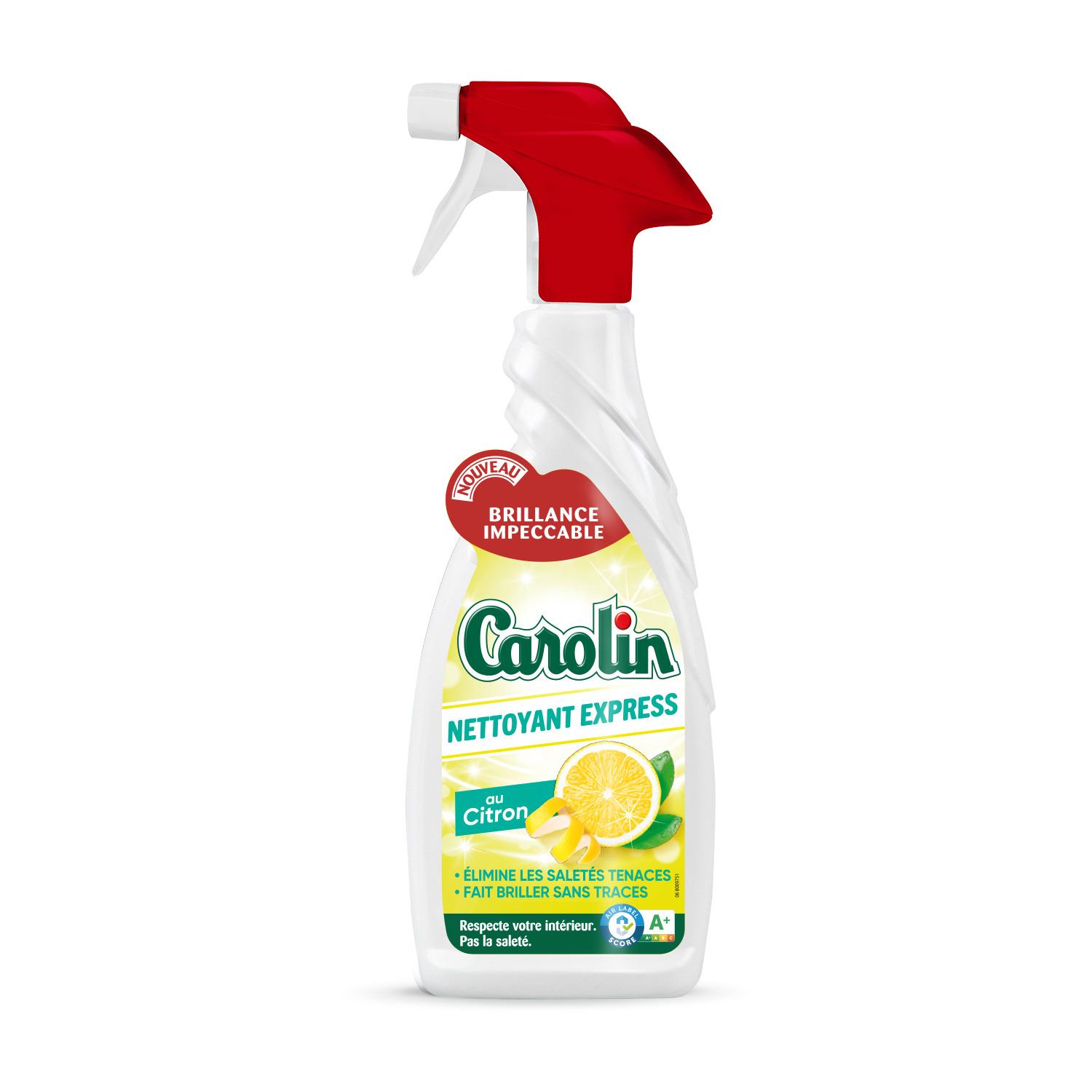 CAROLIN Nettoyant surfaces express au citron 650ml
