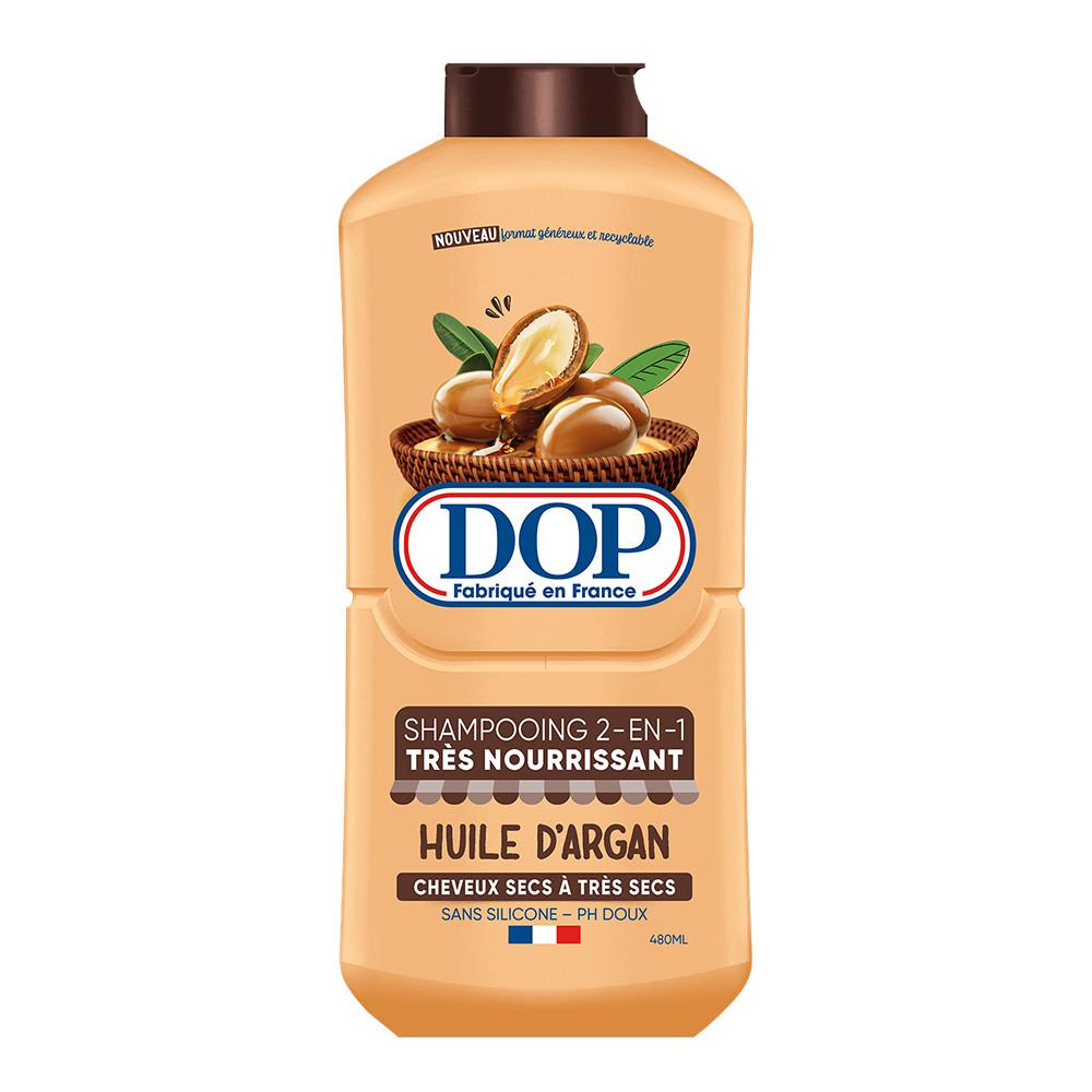 DOP Shampooing 2en1 très nourrissant à huile d'argan cheveux secs à très secs 480ml