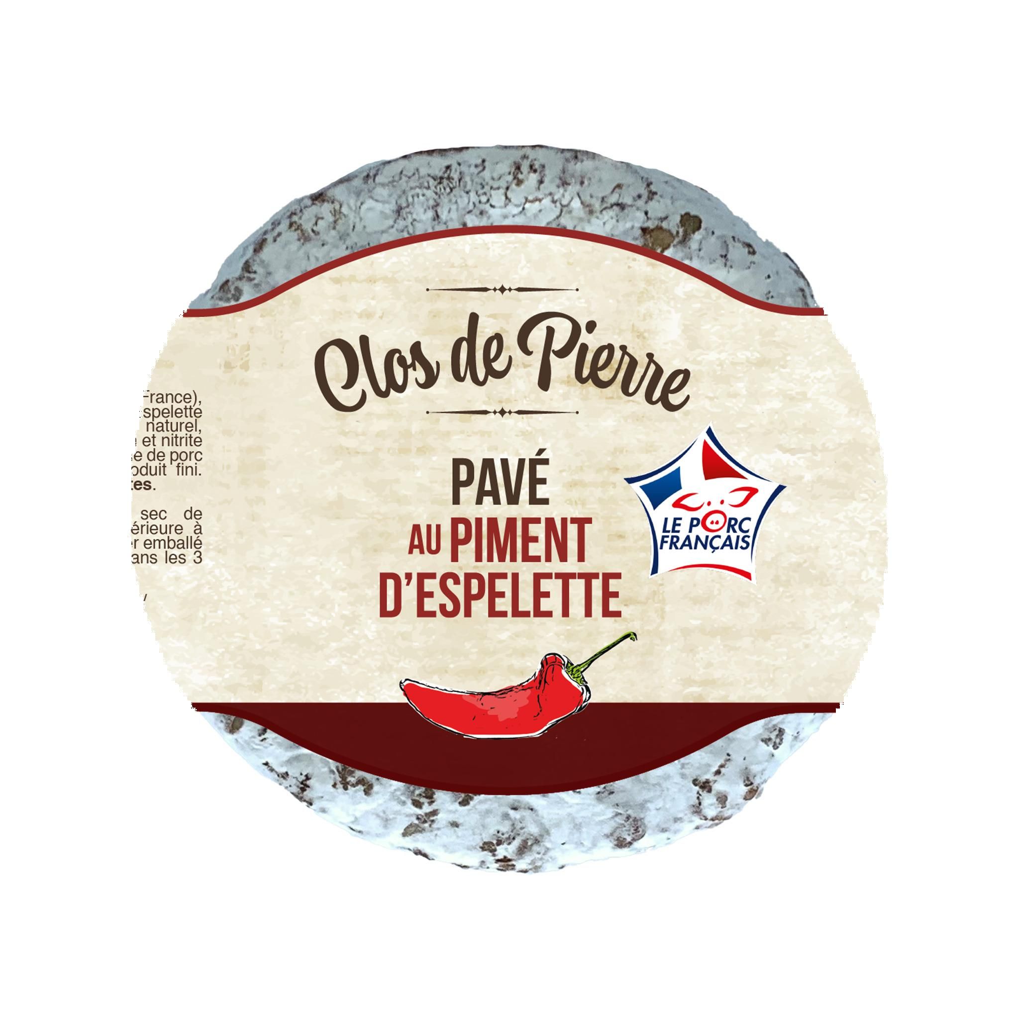 SALAISONS DU MACONNAIS Pavé au piment d'Espelette nu VPF 250g