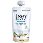 ISEY Skyr gourde protéiné sans lactose sans sucres ajoutés à la vanille 125g