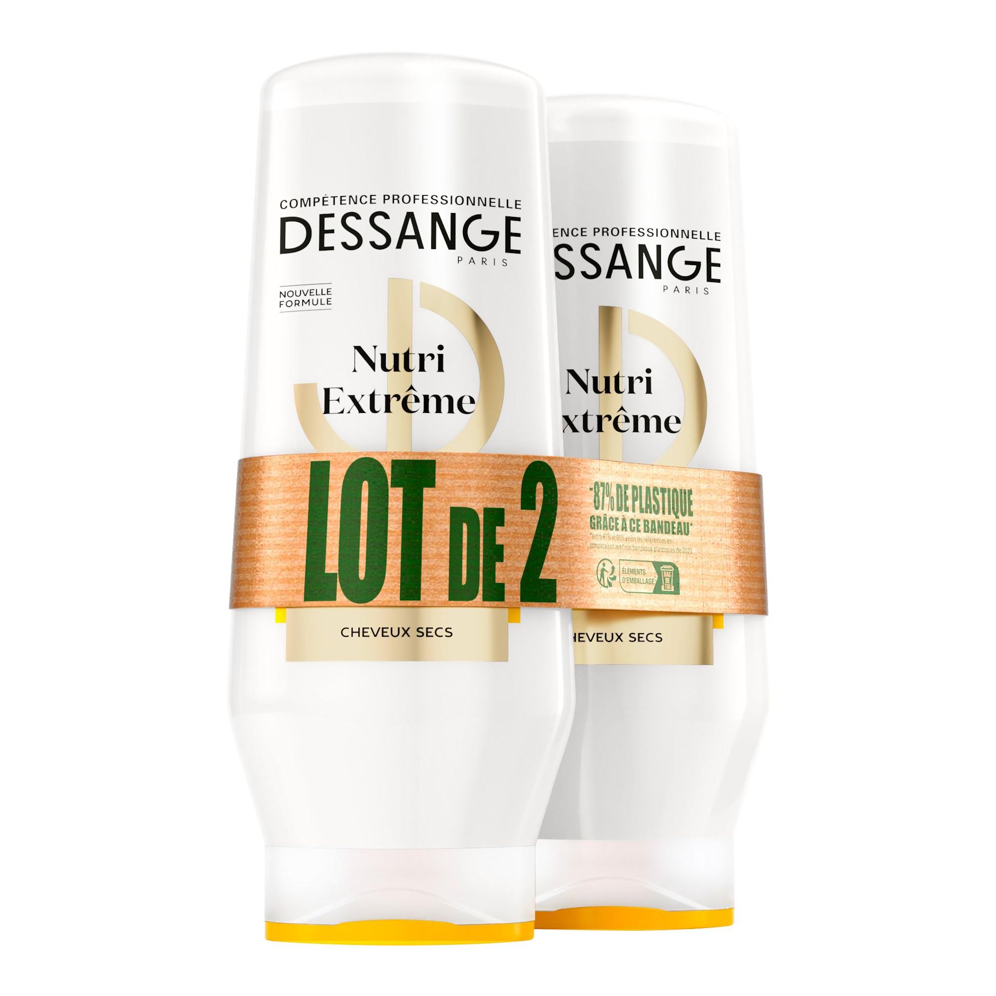 DESSANGE Après-shampooing nutri Extrême cheveux secs 2x225ml