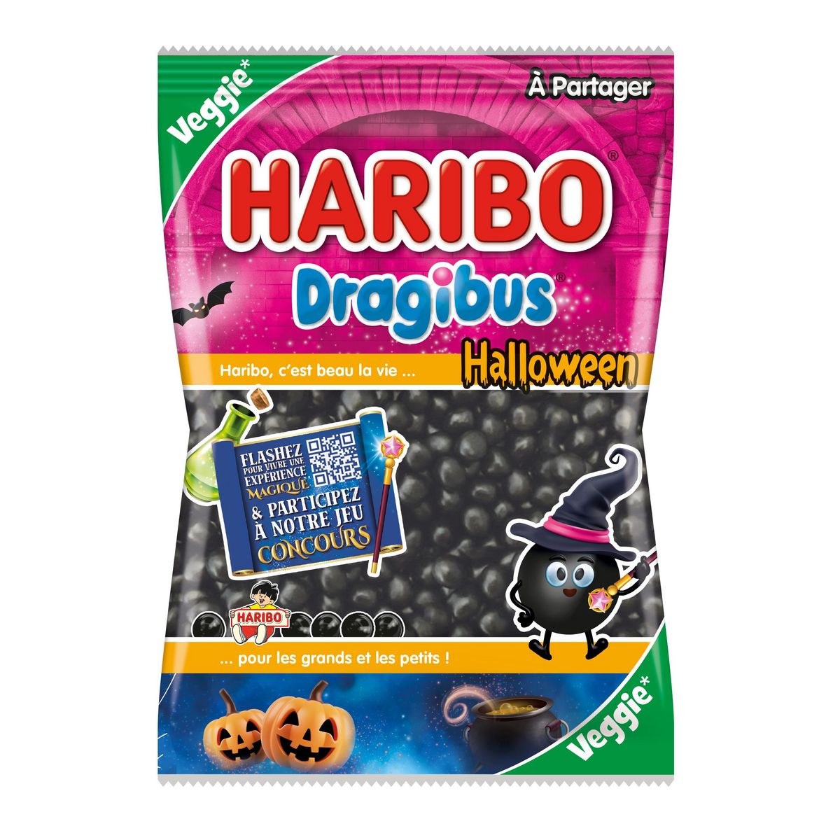 HARIBO Dragibus halloween aux fruits 250g
