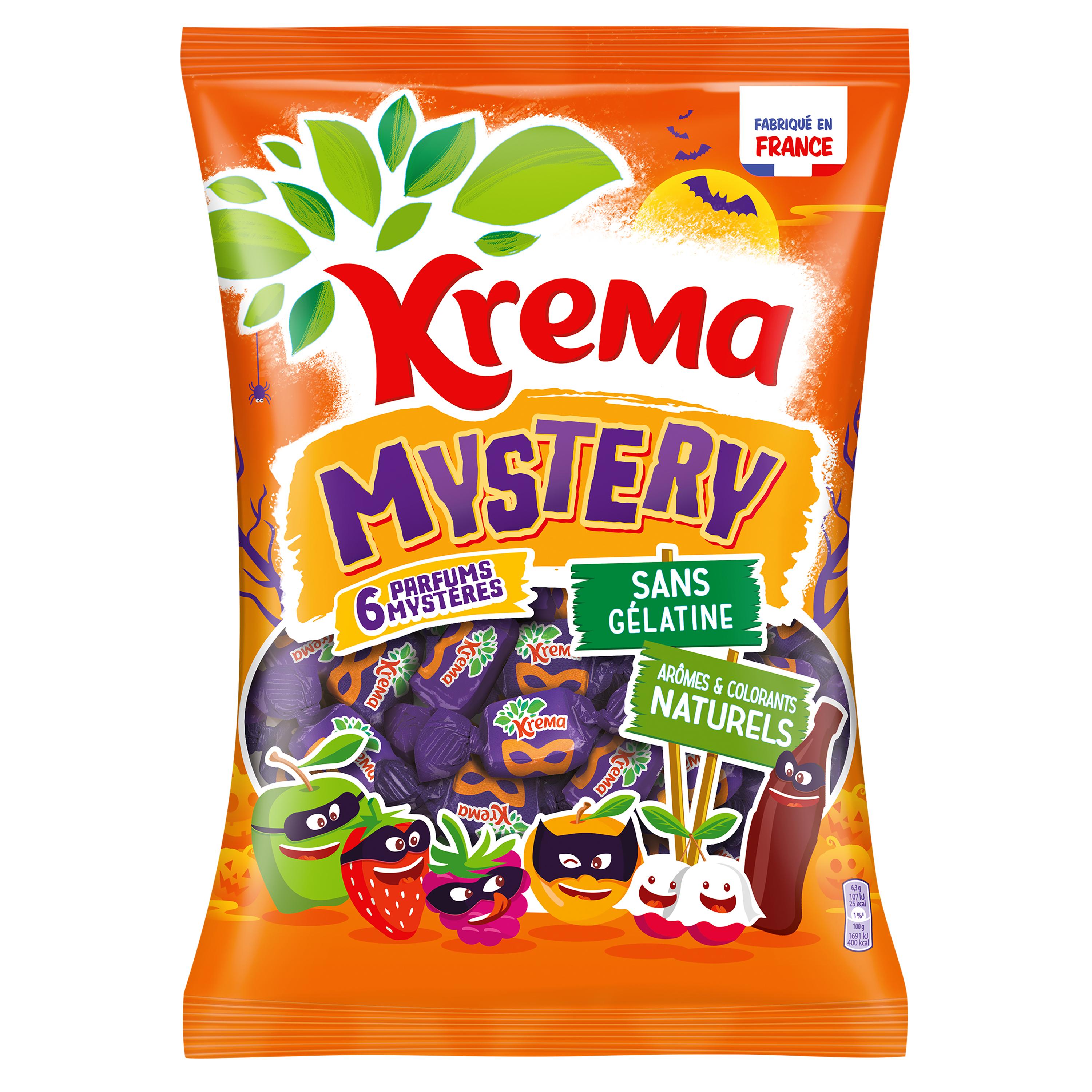 KREMA Confiseries Mystery aromatisées aux fruits 580g