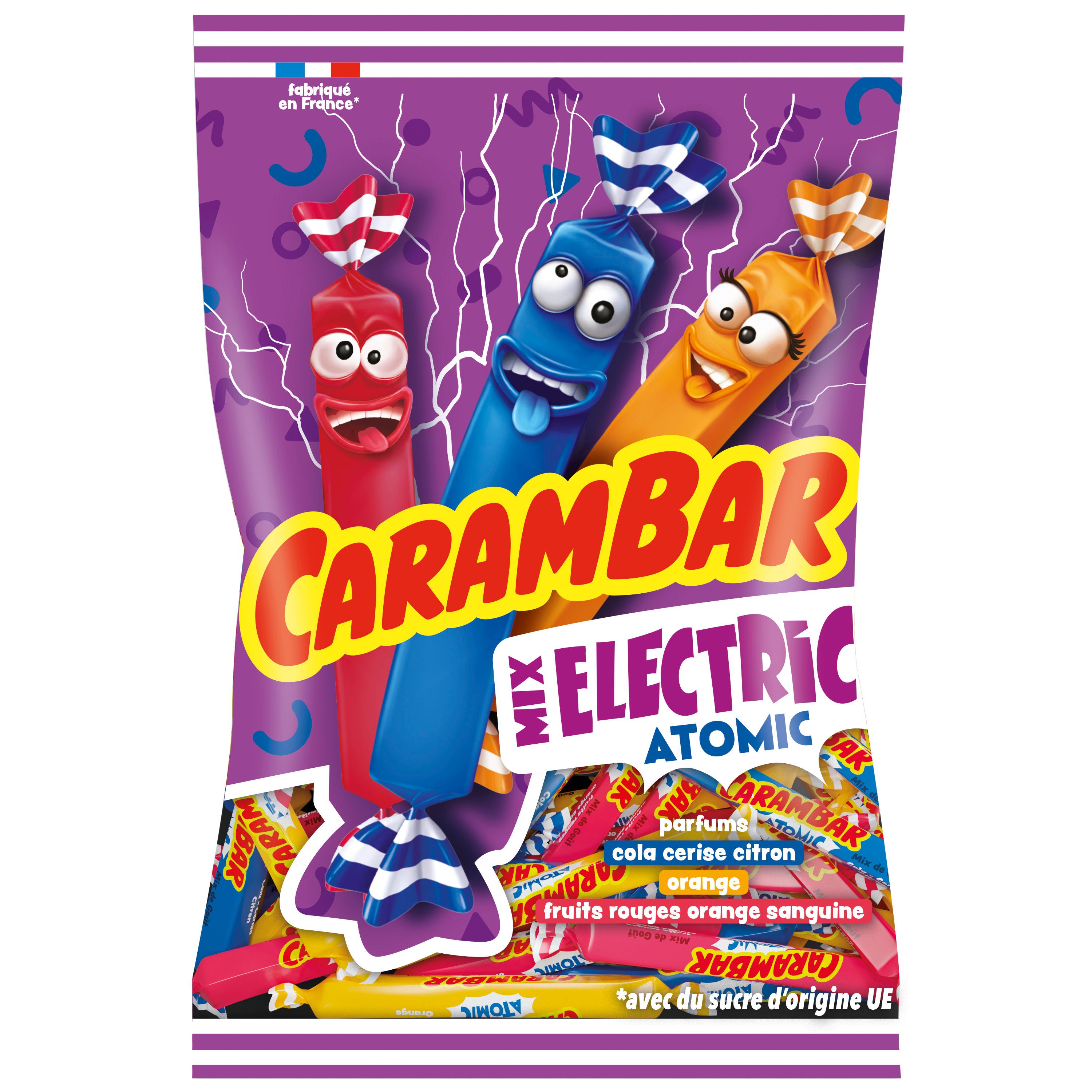 CARAMBAR Assortiment de bonbons goût fruité 380g