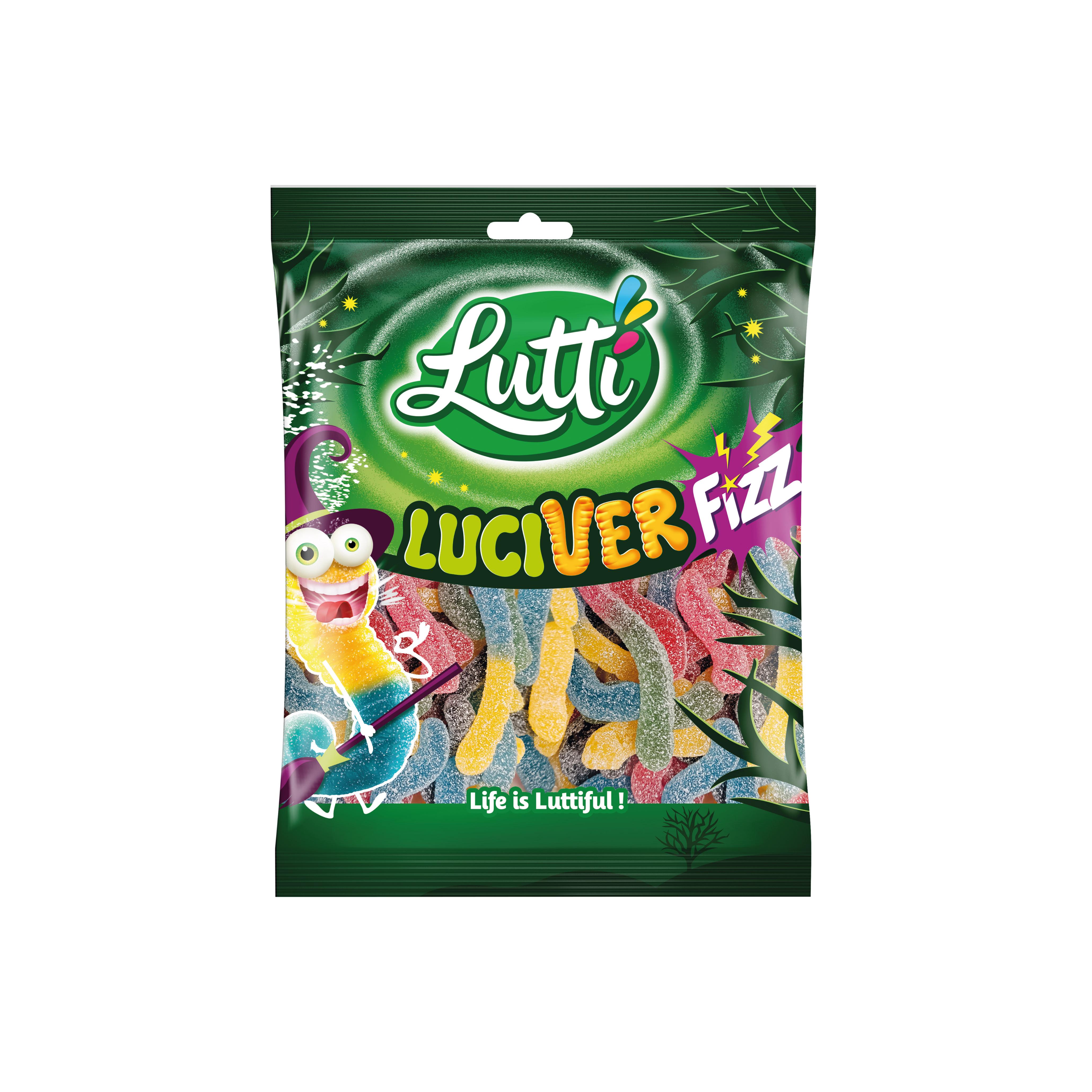 LUTTI LuciVer bonbons gélifiés acidulés aux fruits 280g