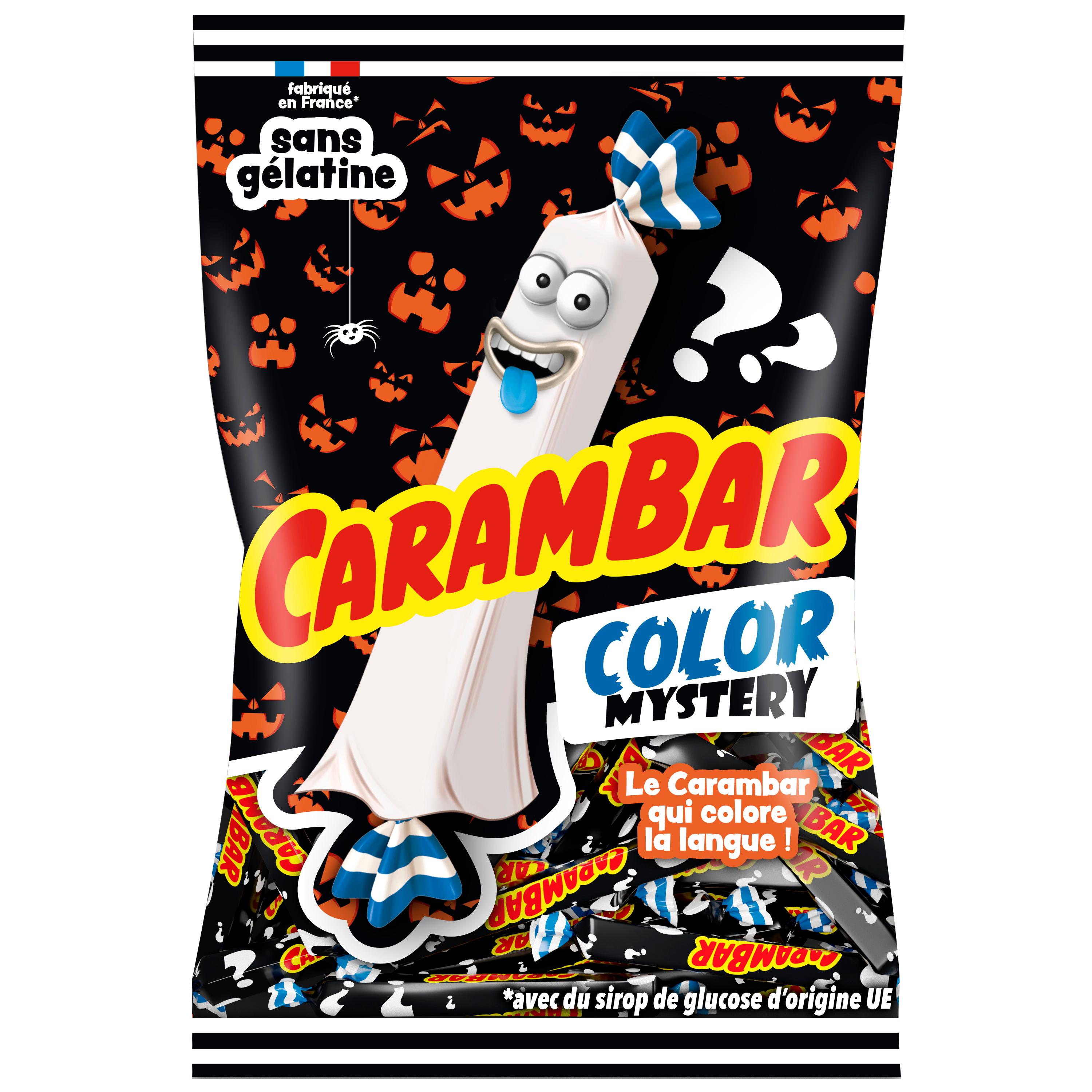 CARAMBAR Bonbons halloween color mystery aux fruits 380g
