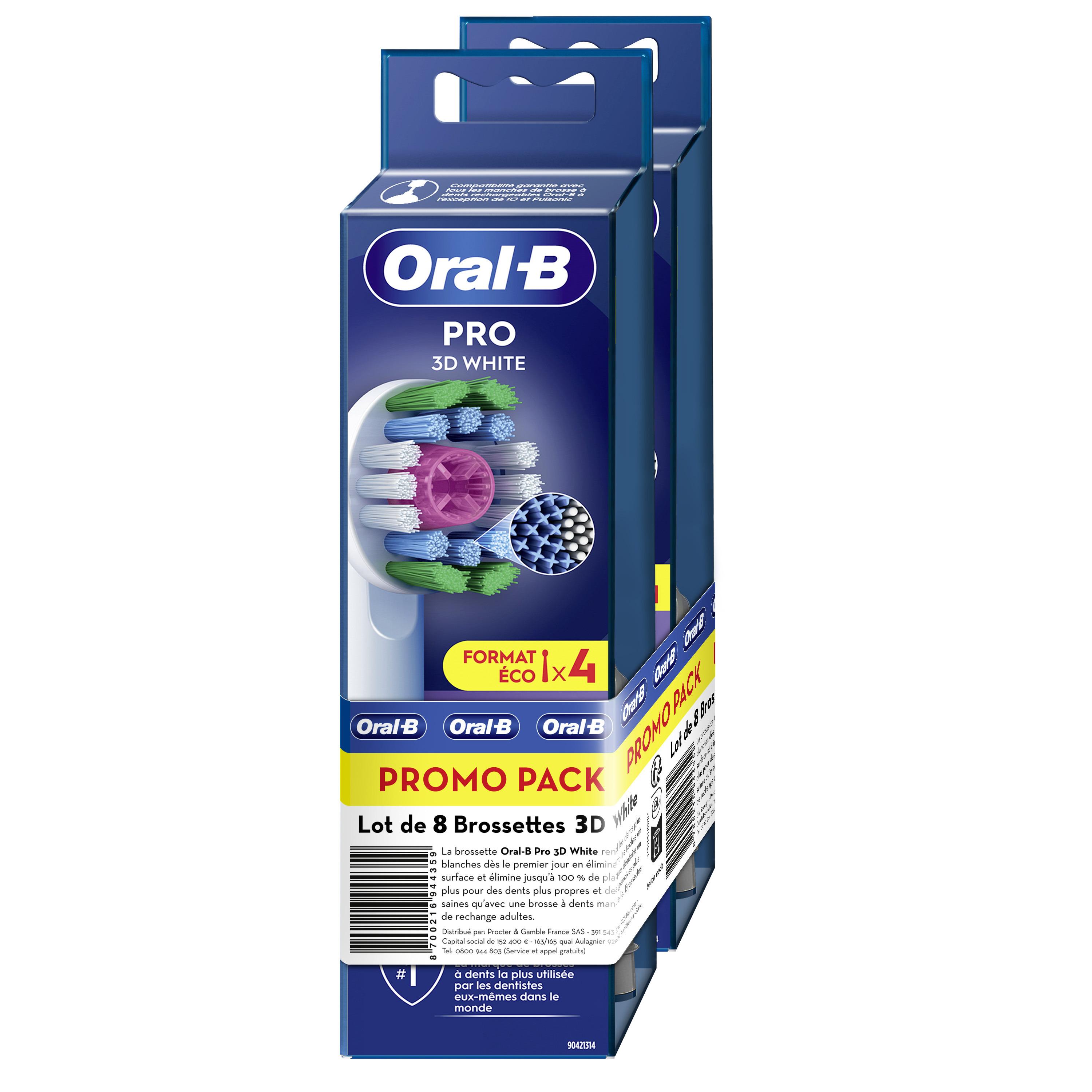 ORAL-B POC recharge brosse à dents électrique 8 brossette(s)