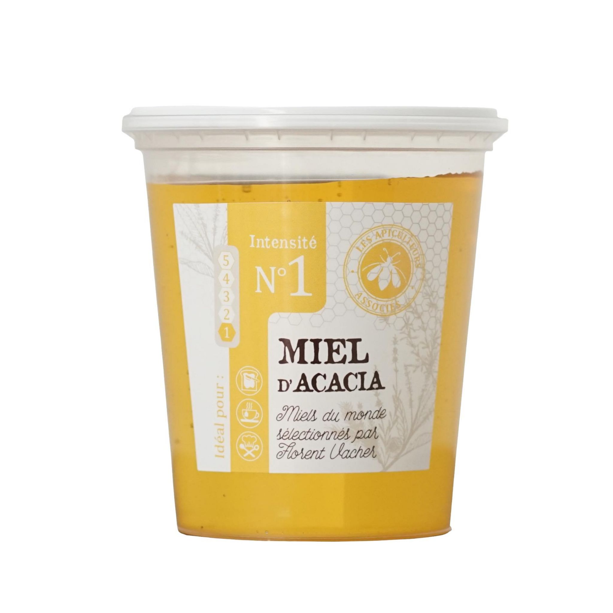 LES APICULTEURS ASSOCIÉS Miel d'acacia intensité 1 500g