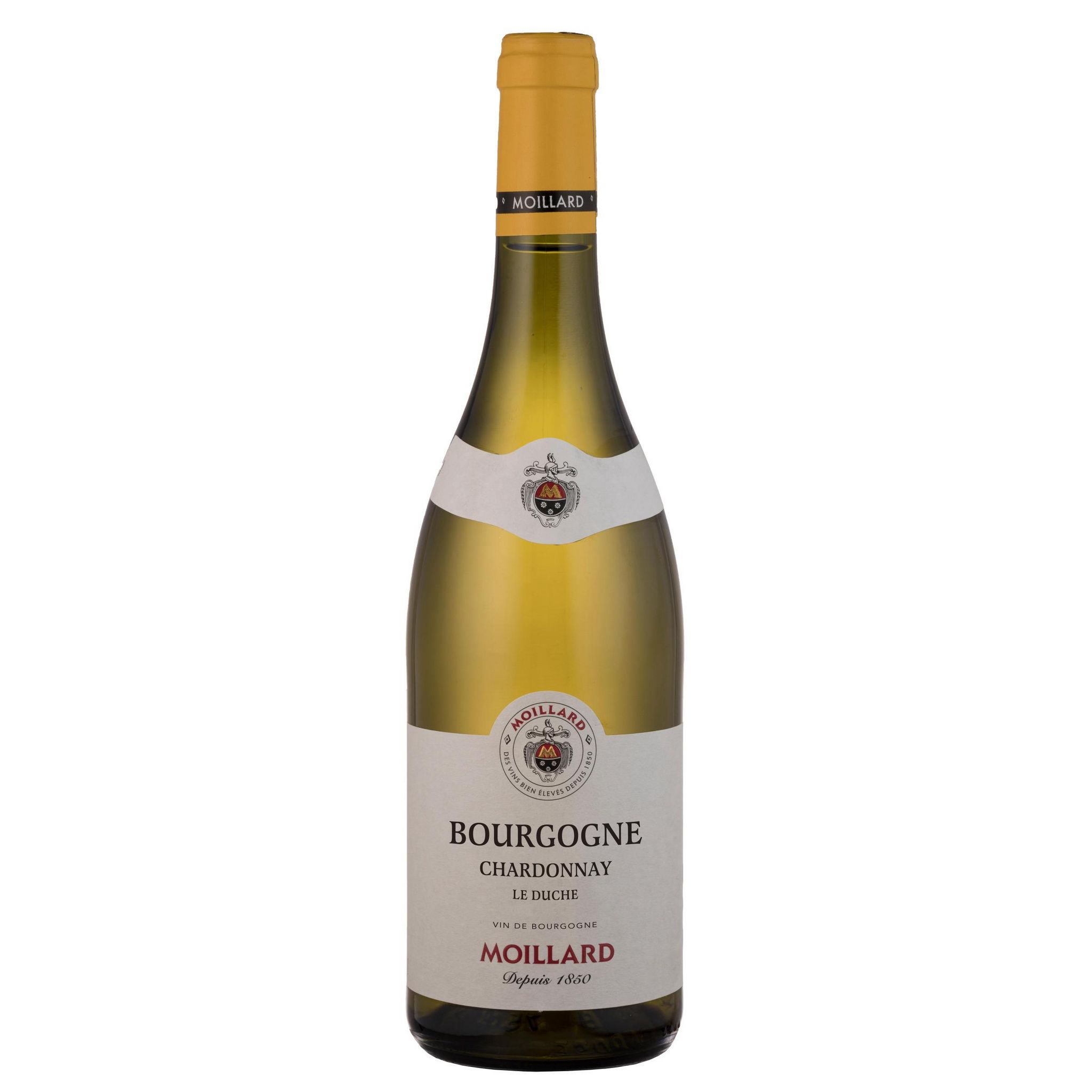 Voir la diapositive 2 : AOP Bourgogne Chardonnay Moillard blanc 75cl