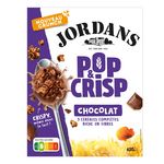 JORDAN'S Céréales pop & crisp au chocolat et céréales complètes 400g