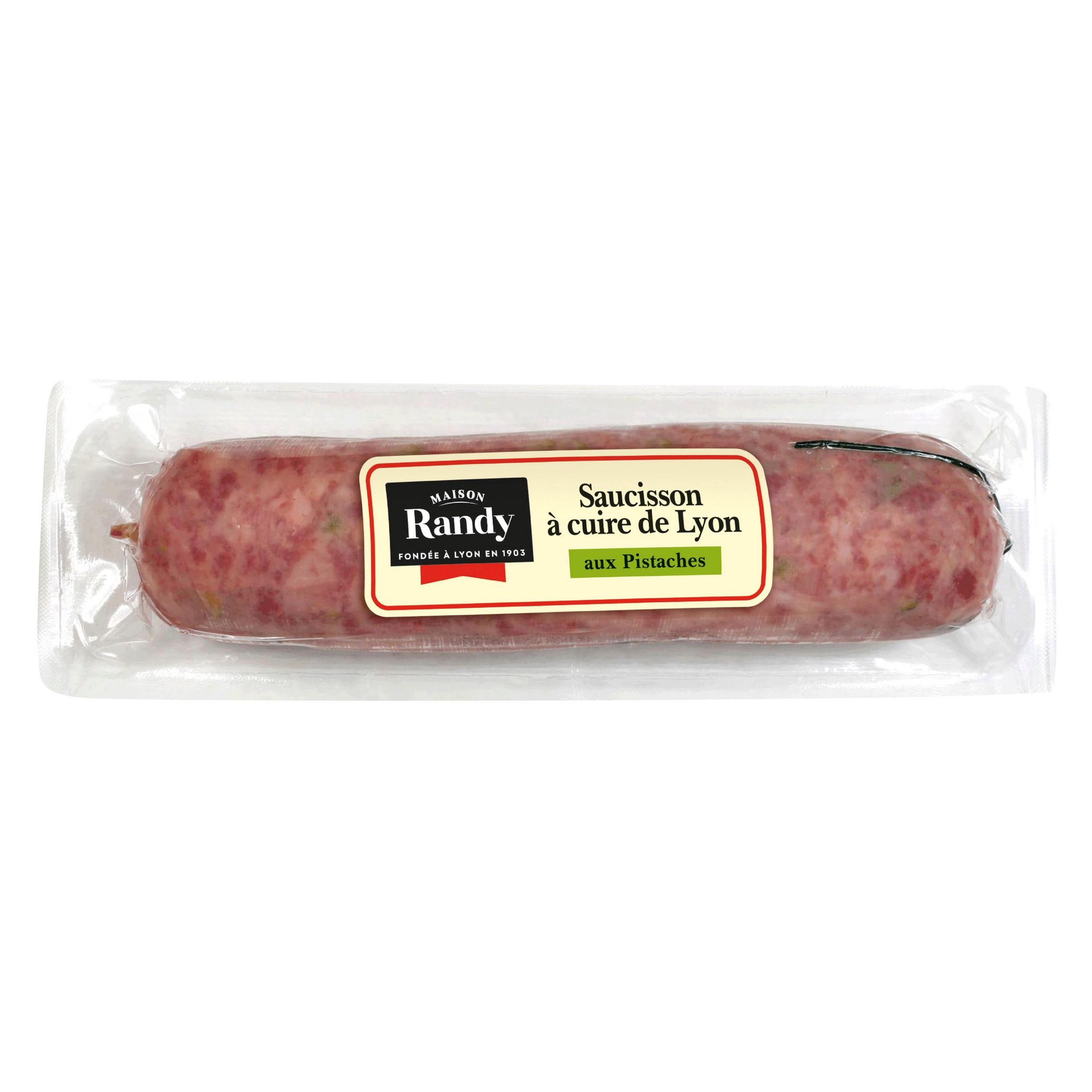 RANDY Saucisson à cuire de Lyon aux pistaches 350g