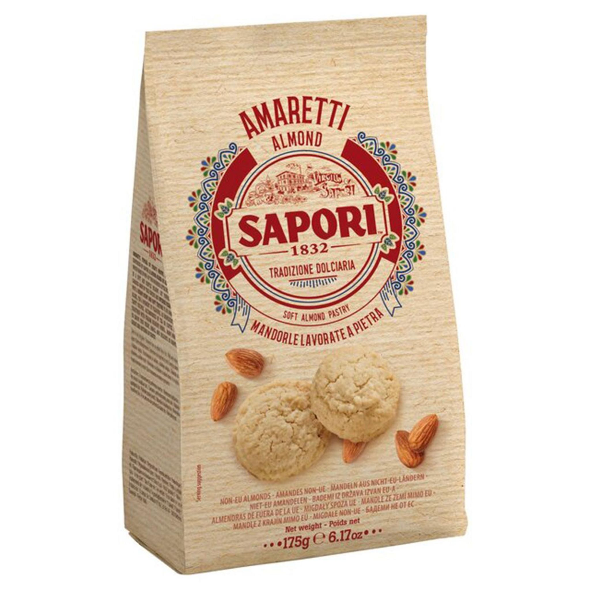 SAPORI Amaretti biscuits à l'amande 175g