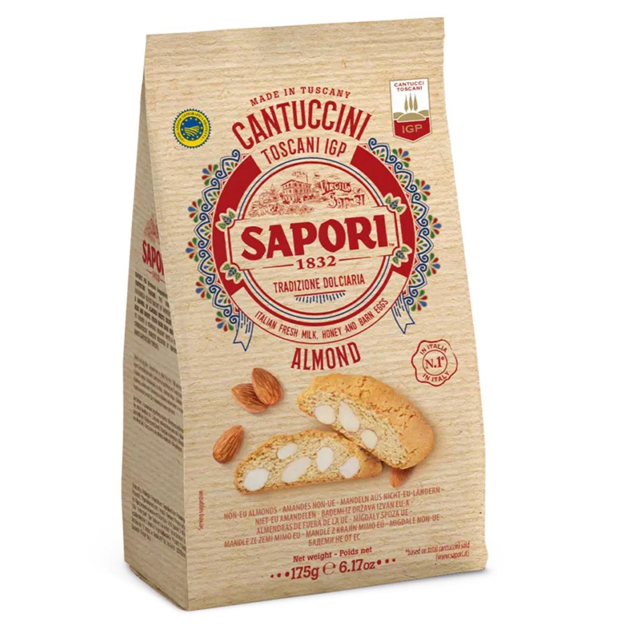 SAPORI Biscuits IGP à l'amande 175g