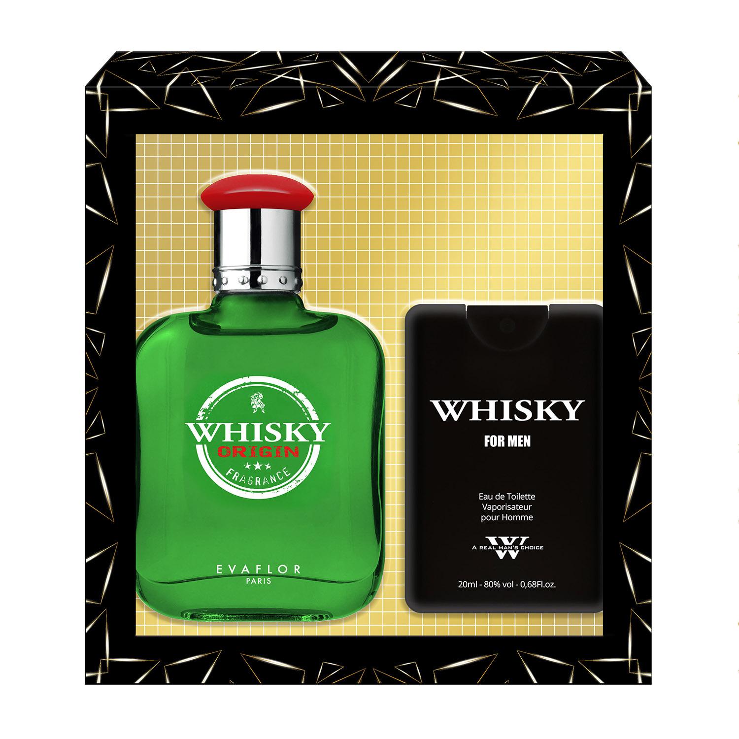 WHISKY Coffret origin 1 eau de toilette 100ml+ 1 parfum de voyage 20ml 1 coffret de 2 pièces