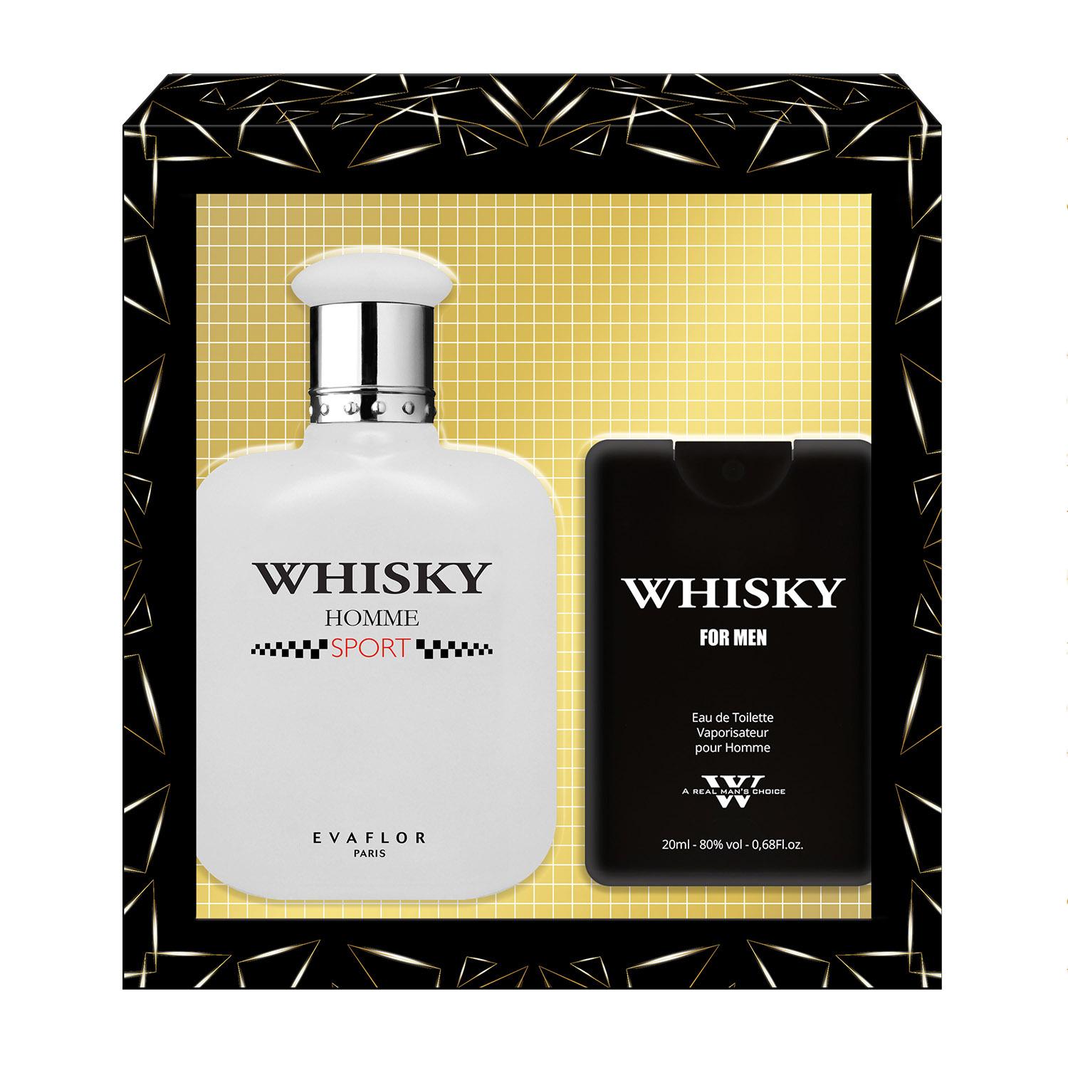 WHISKY Coffret sport 1 eau de toilette 100ml+1 parfum de voyage 20ml 1 coffret de 2 pièces