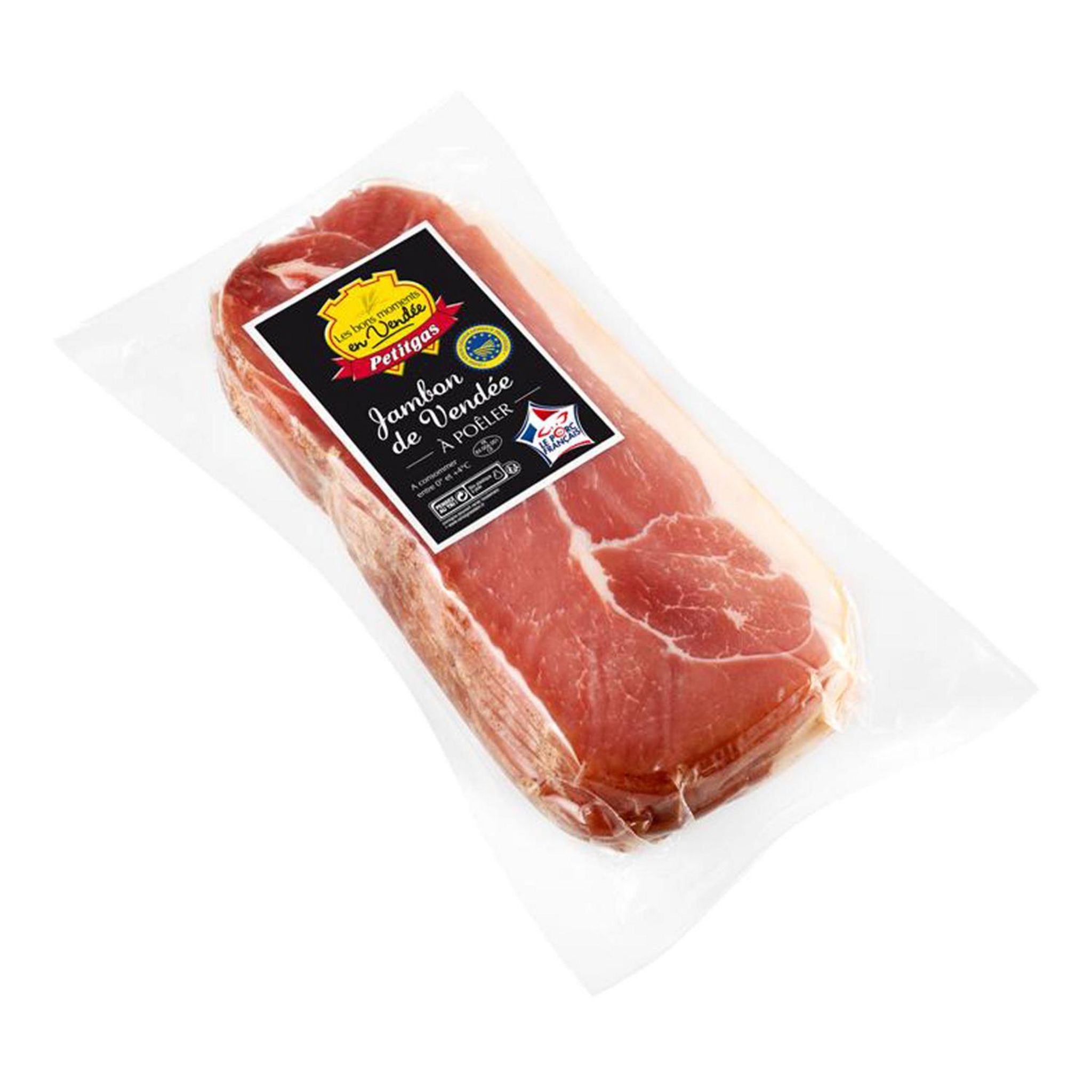 PETITGAS Jambon de vendée igp 8 tranches épaisses 720g