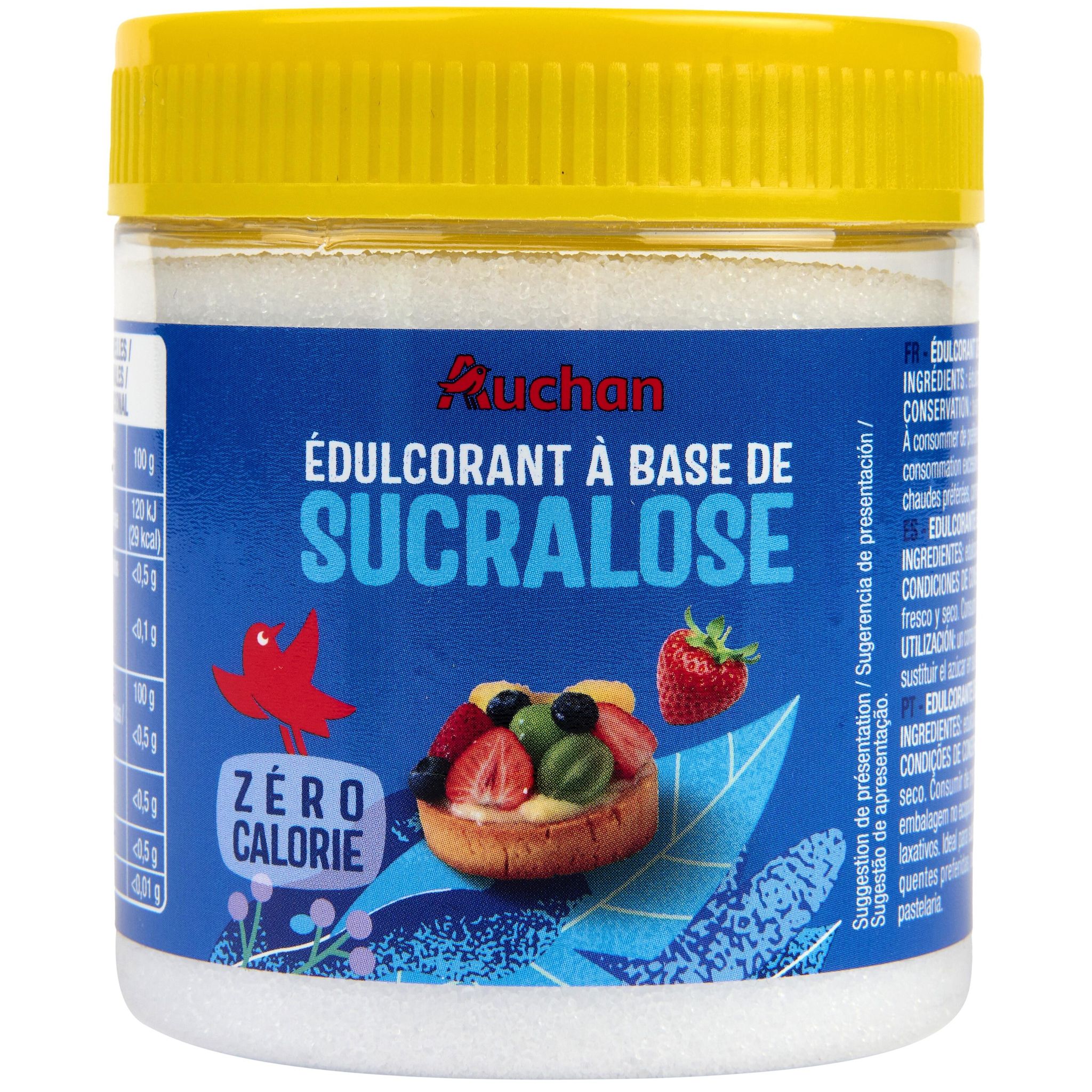 AUCHAN Édulcorant à base de sucralose 200g