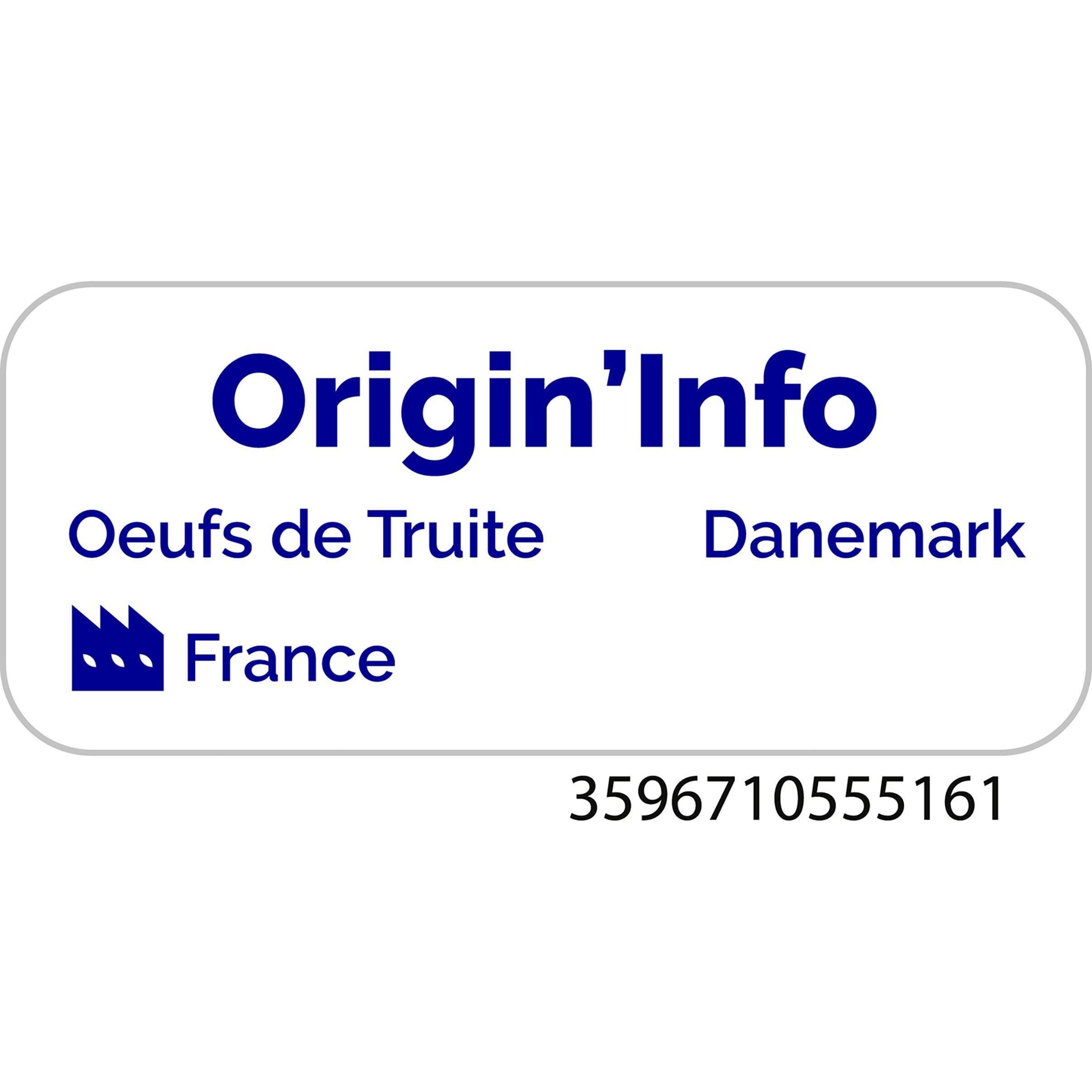 Voir la diapositive 2 : AUCHAN Oeufs de truite 80g