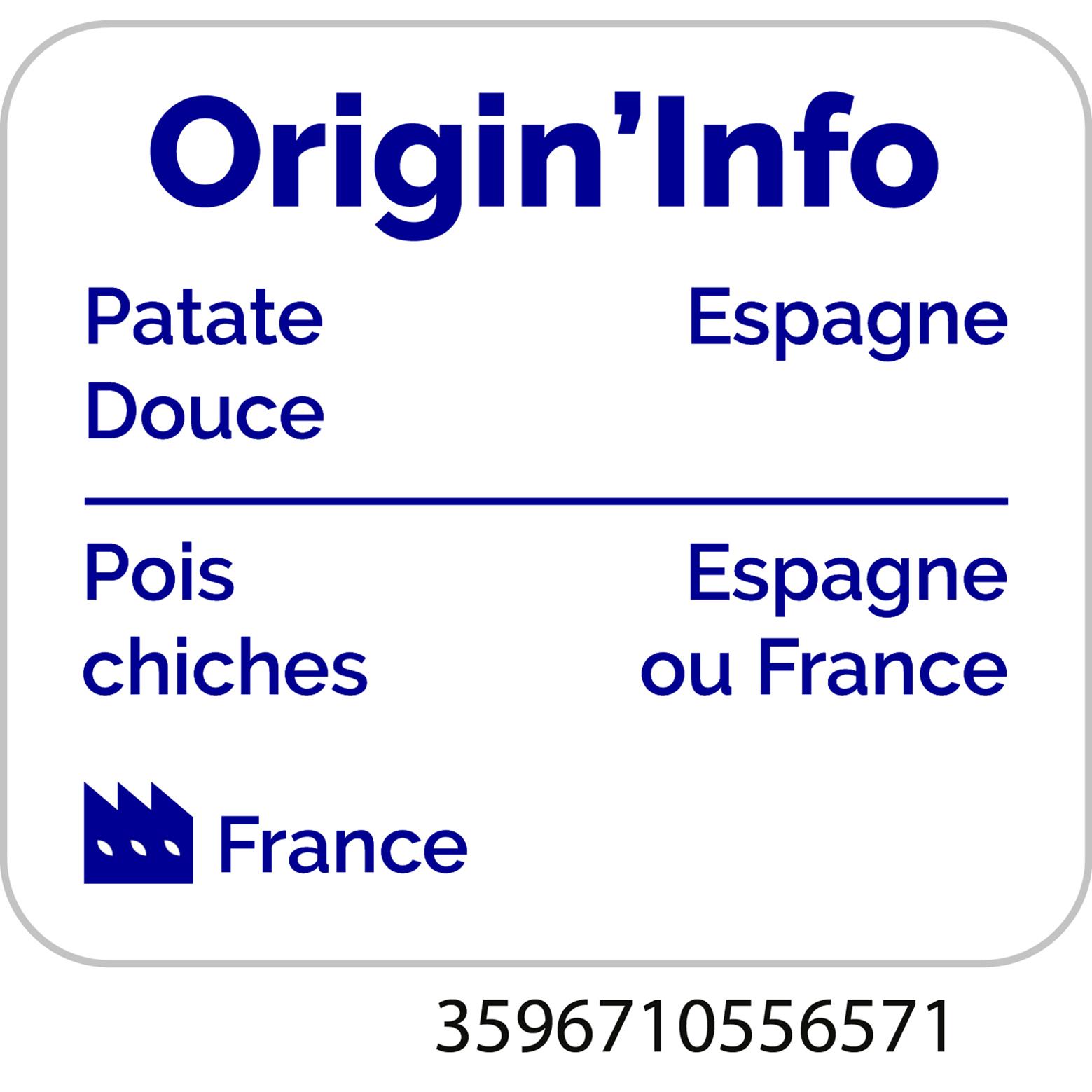 Voir la diapositive 4 : AUCHAN COLLECTION Houmous curry et patate douce 180g