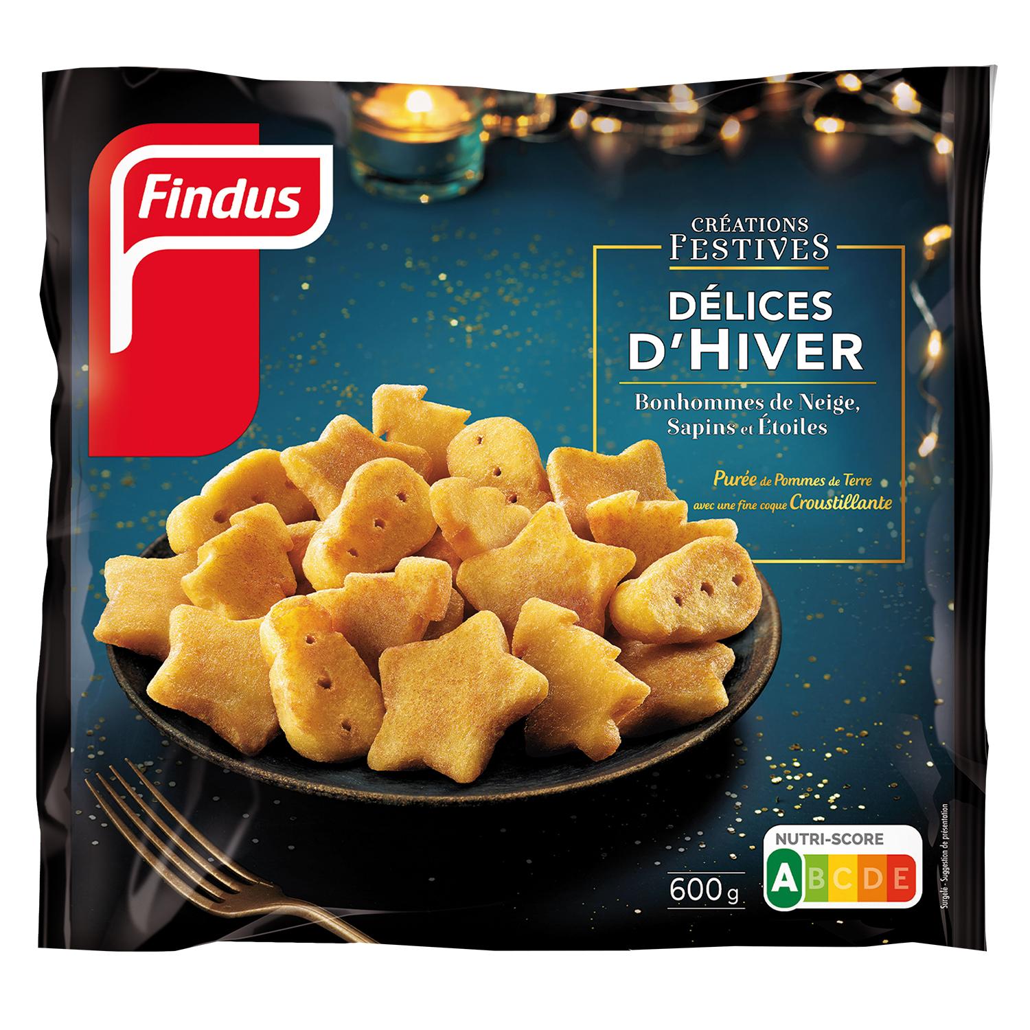FINDUS Purée pommes de terre formes festives 600g