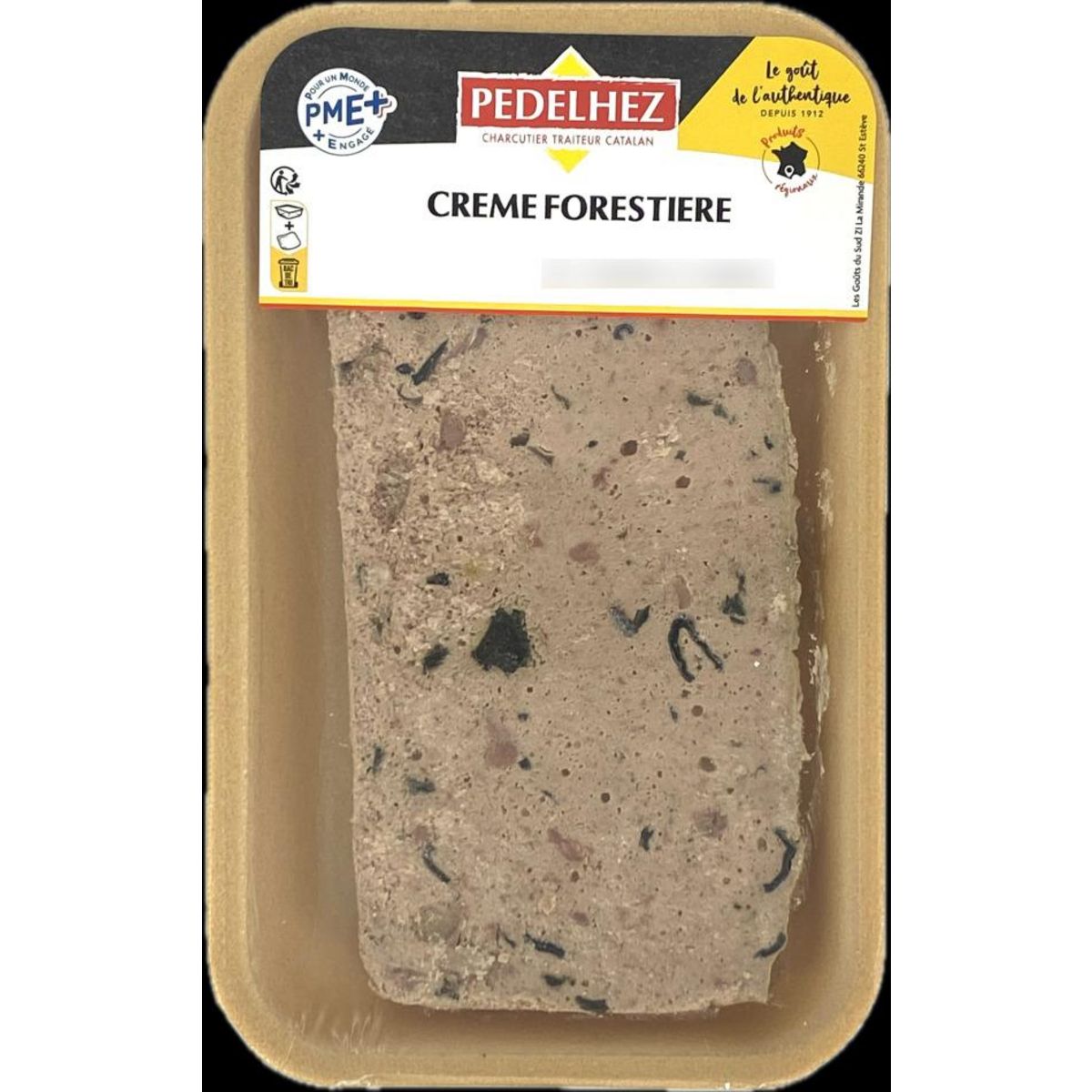 PEDELHEZ Crème forestière 200g